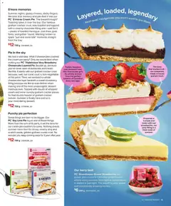 Preview of PC Key Lime Pie, Key Lime Pie with citrusy, creamy zing and scratch-made, golden graham crumb crust. from shop No Frills valid from 14.05.2026 | Page: 15