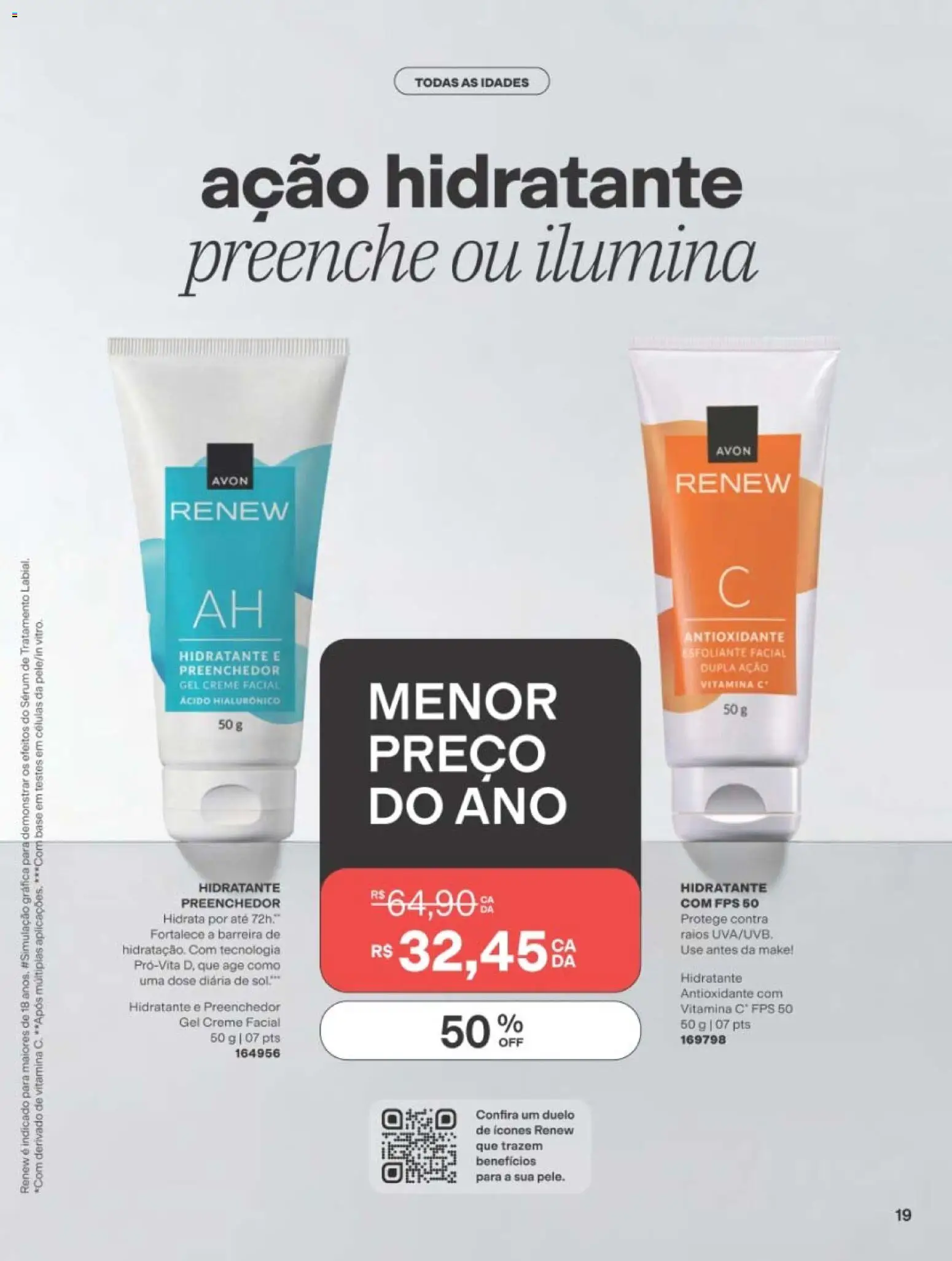 Avon Folheto - válido de 01/09/2026 | Página: 19 | Produtos: Creme facial, Base, Creme, Vitamina c