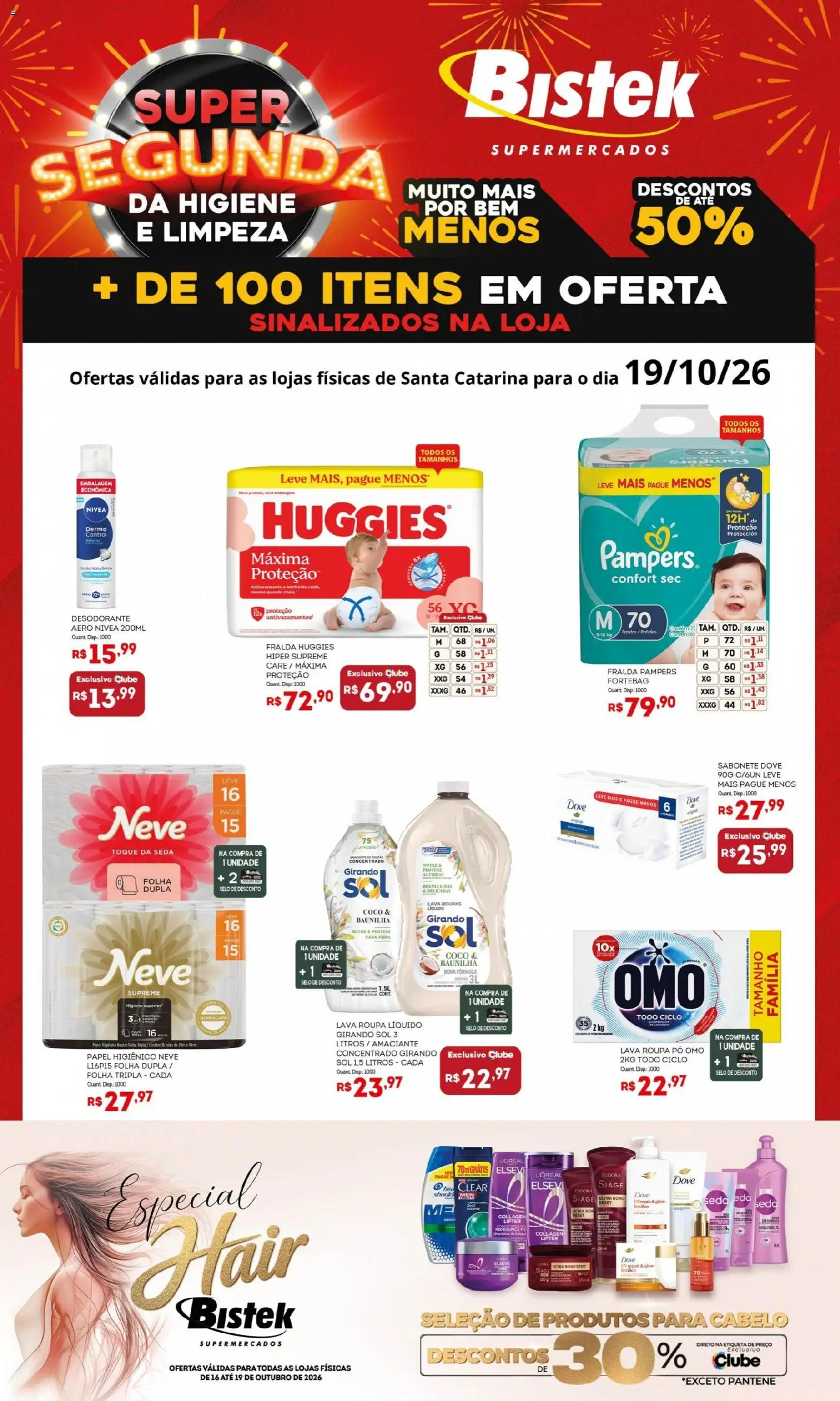 Bistek Supermercados Folheto - válido de 19/10/2026 | Página: 1