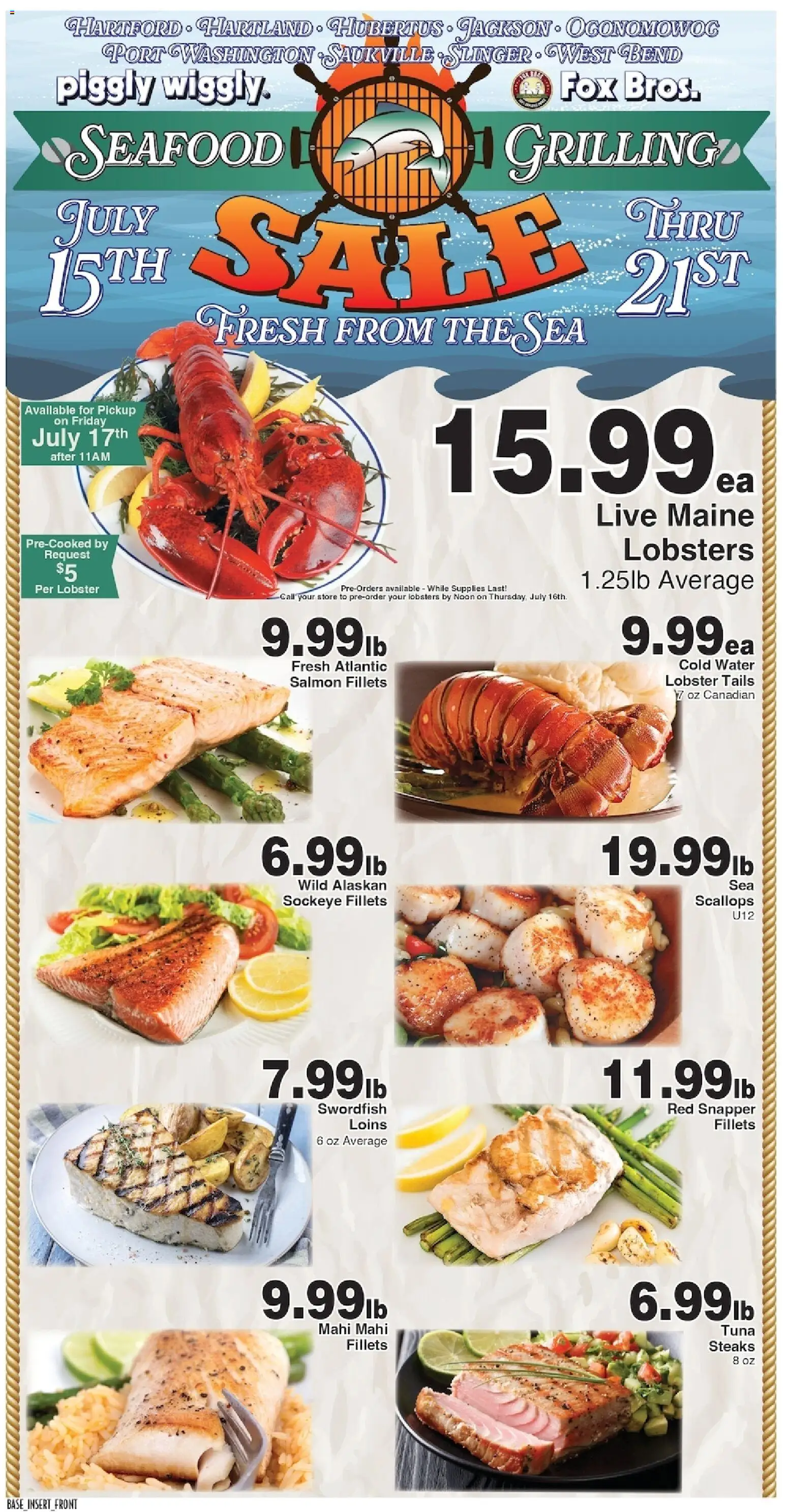 Piggly Wiggly Weekly Ad - valid from 07/15/2026 | Page: 4 | Products: Water, Seafood