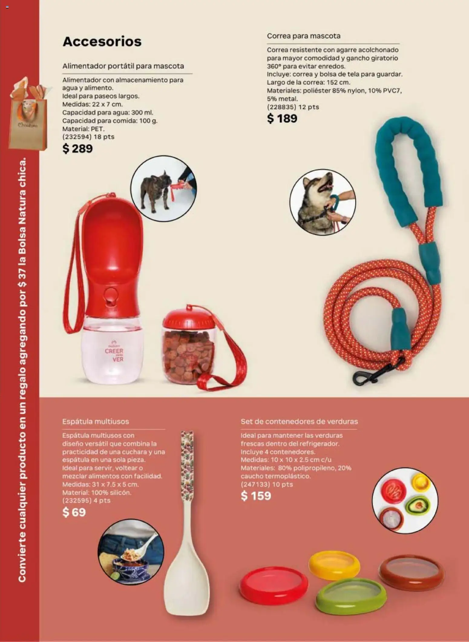 Nuevas ofertas de Natura válidas en toda la República Mexicana desde el 02.04.2026. ¡Encuentra las mejores ofertas en Natura campaña 6 2026! | Página: 169 | Productos: Bolsa, Espátula, Agua, Cuchara