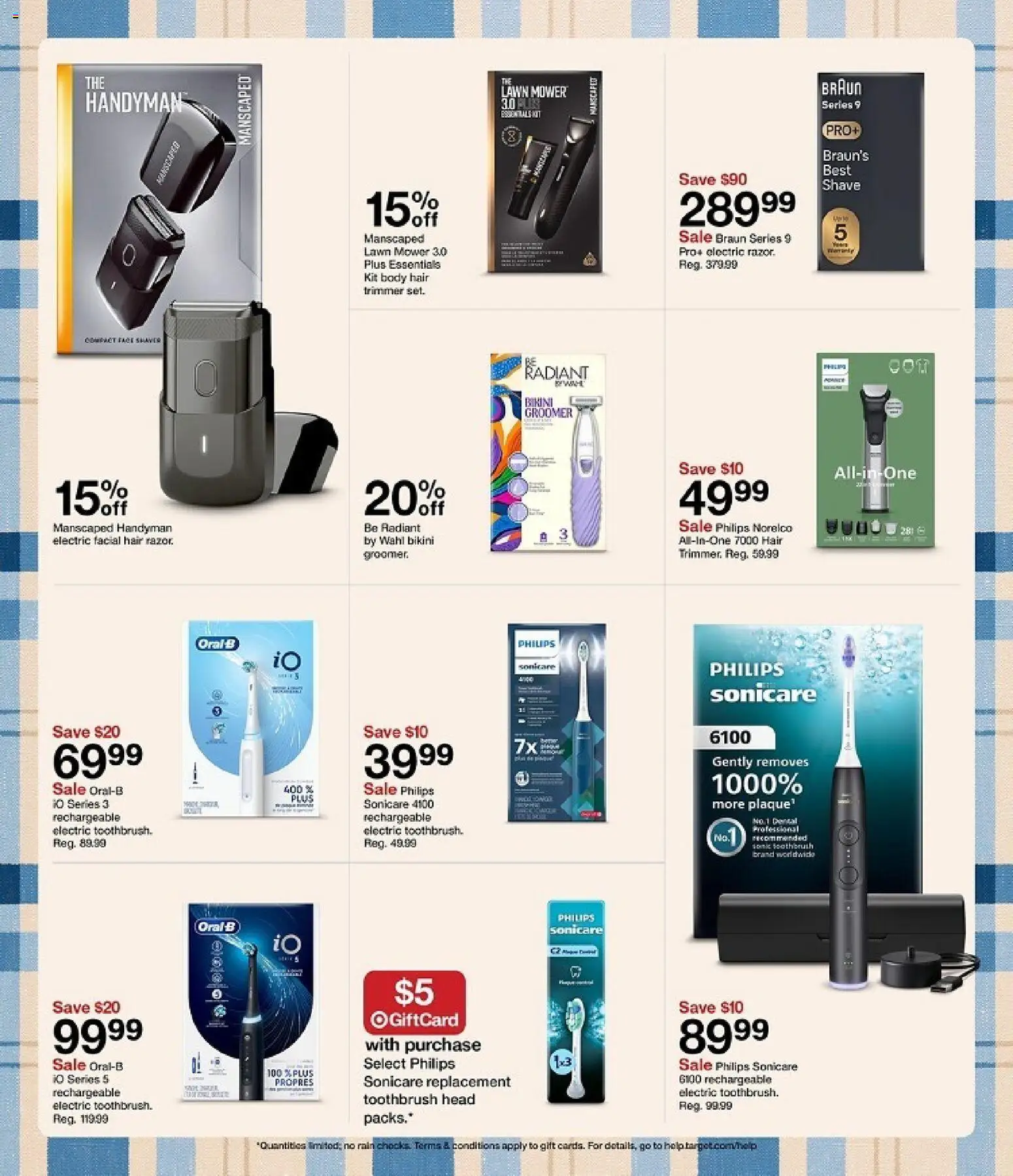 Target Weekly Ad - valid from 14.06.2026 | Page: 25 | Products: Trimmer, Hoe, Mower, Toothbrush