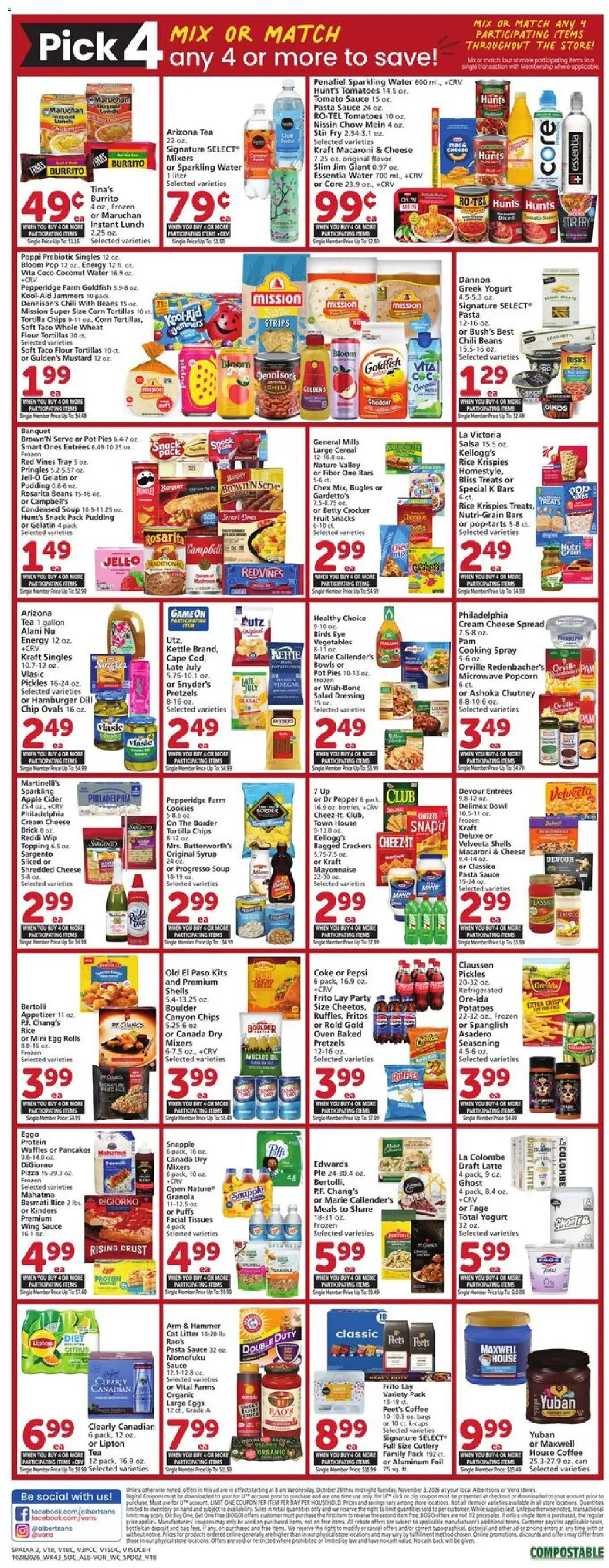Vons Weekly Ad - valid from 10/28/2026 | Page: 3