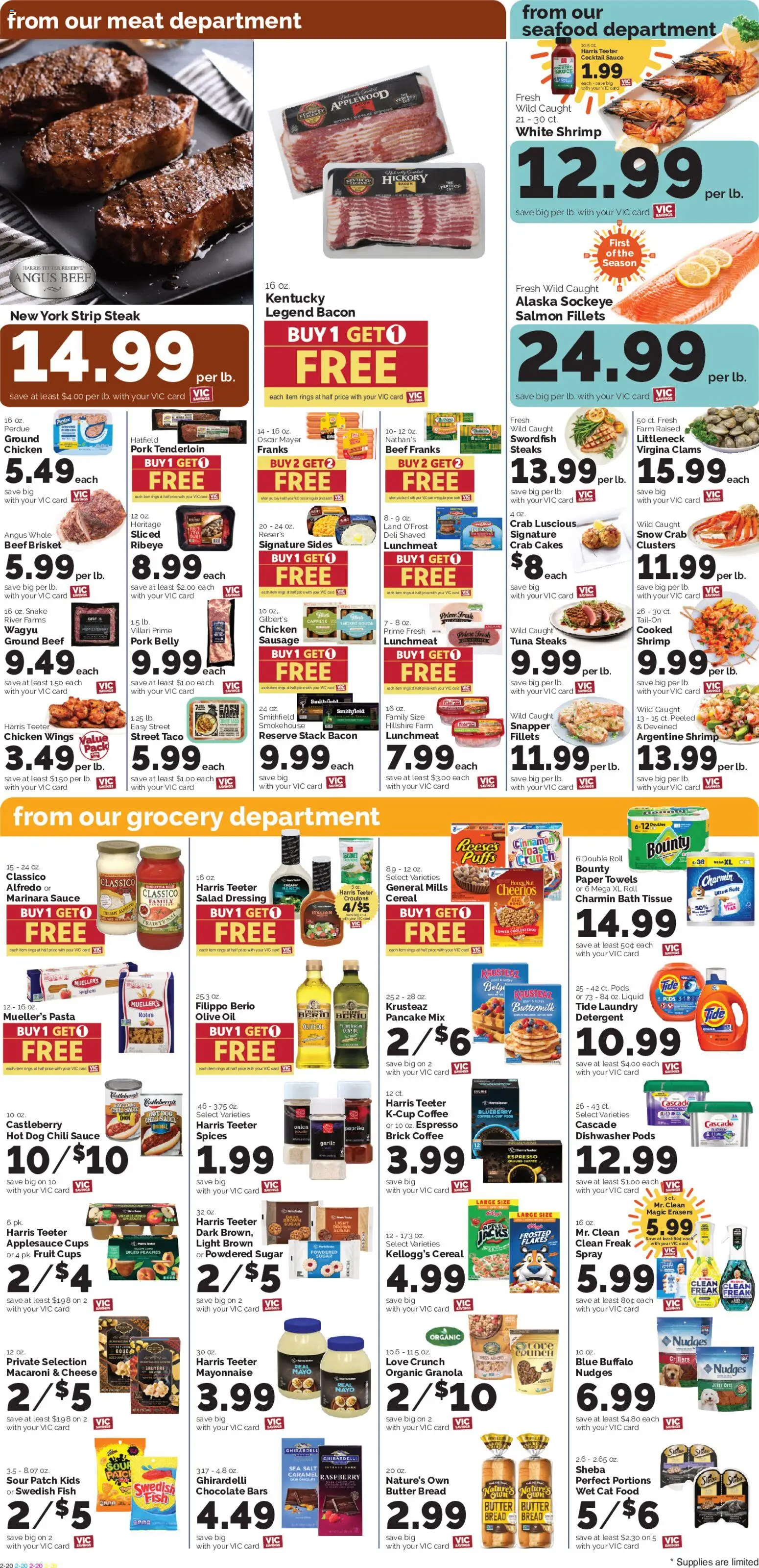 Harris Teeter Weekly Ad - NC - valid from 17.06.2026 | Page: 7 | Products: Cat Food, Oil, Mayonnaise, Salt
