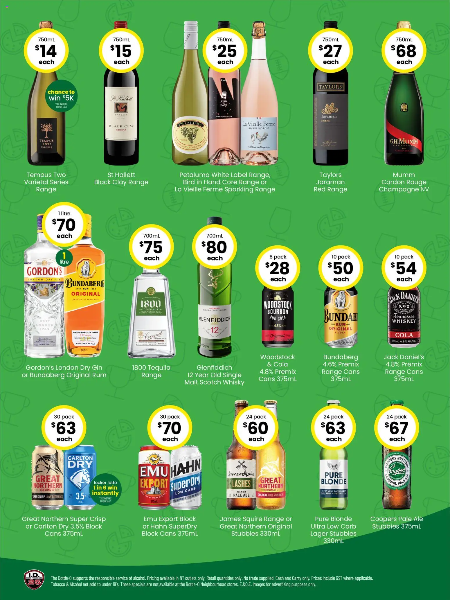 The Bottle-O catalogue - valid from 28/09/2026 | Page: 2 | Products: Champagne, Bourbon, Gin, Rum