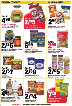 Preview of Bi-Mart weekly ads valid from 28.04.2026 | Page: 2 | Products: Butter, Bread, Nuts, Kettle