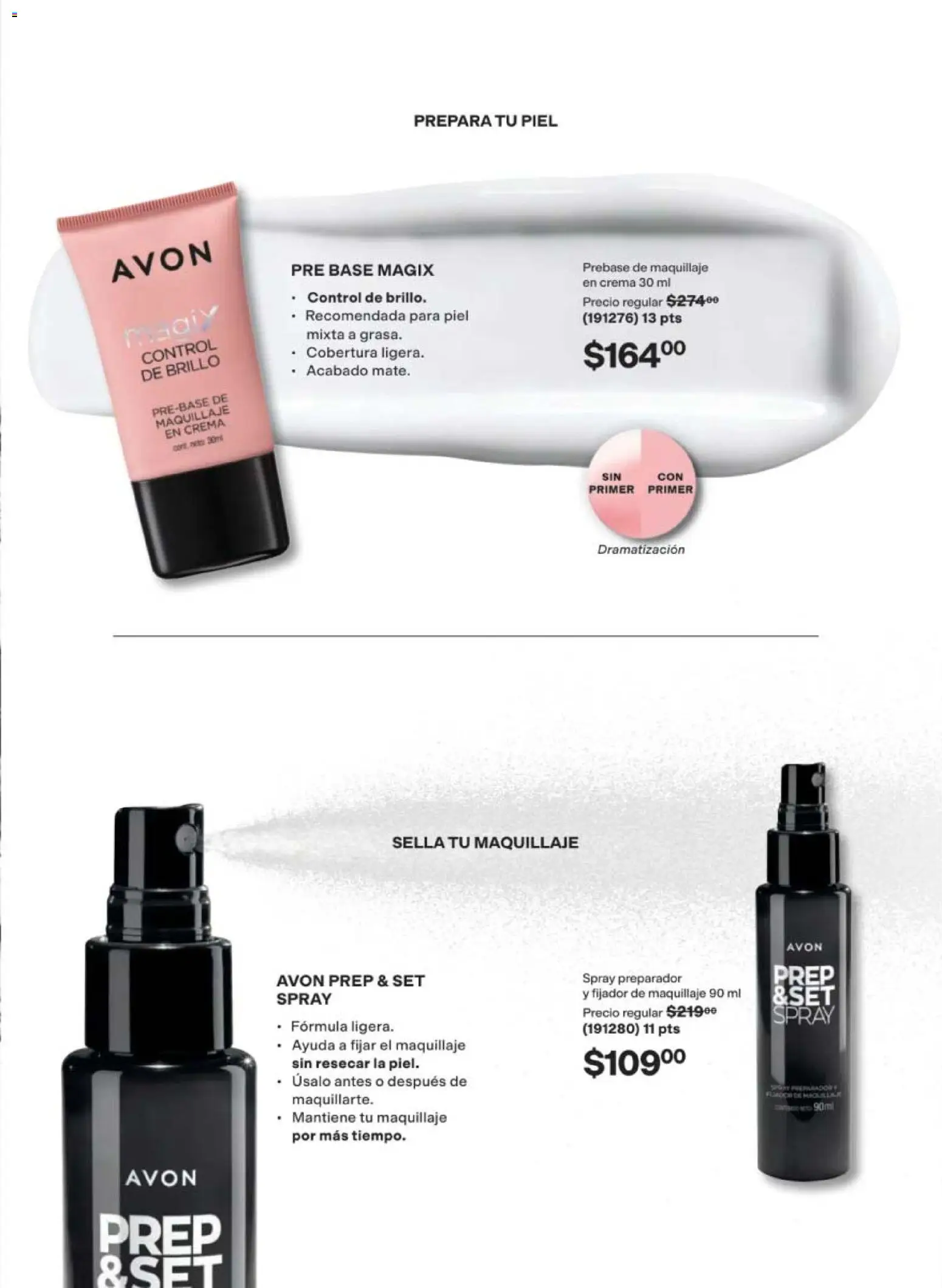 Nuevas ofertas de AVON válidas en toda la República Mexicana desde el 10/07/2026. ¡Encuentra las mejores ofertas en AVON campaña 11 2026! | Página: 22 | Productos: Crema, Fijador, Brillo, Maquillaje