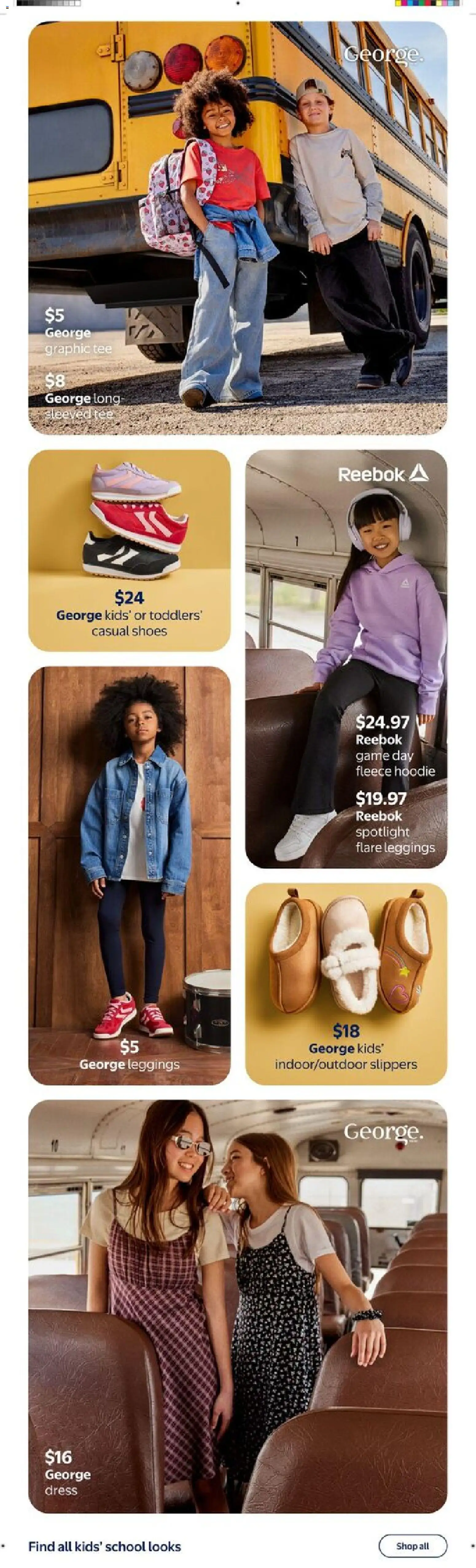 Walmart flyer valid from Jul 30, 2026 | Page: 18 | Products: Slippers, Dress, Game, Shoes