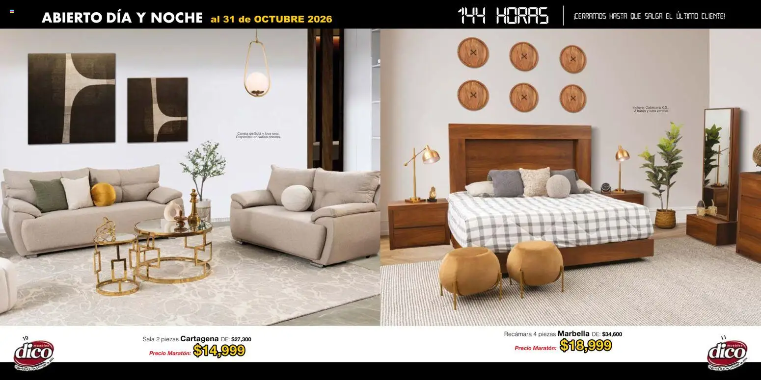Nuevas ofertas de Muebles Dico válidas en toda la República Mexicana desde el 22/01/2026. ¡Encuentra las mejores ofertas en Muebles Dico catálogo! | Página: 6