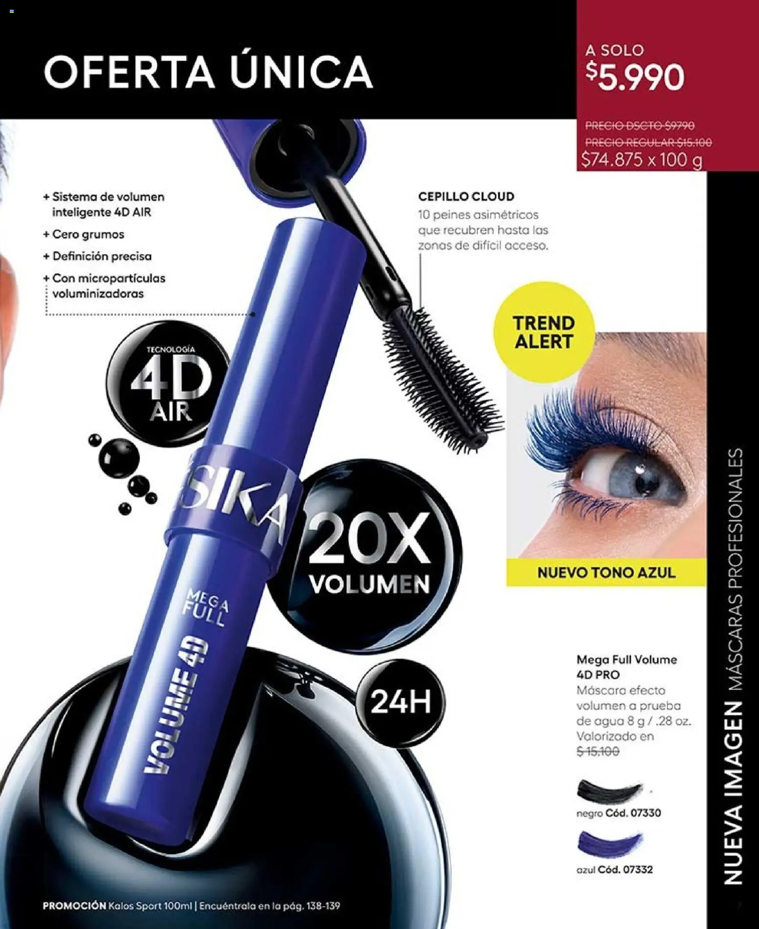 Catálogo Ésika Campaña 15 │ válido desde el 06.09.2026 | Página: 9 | Productos: Agua, Cepillo, Máscara
