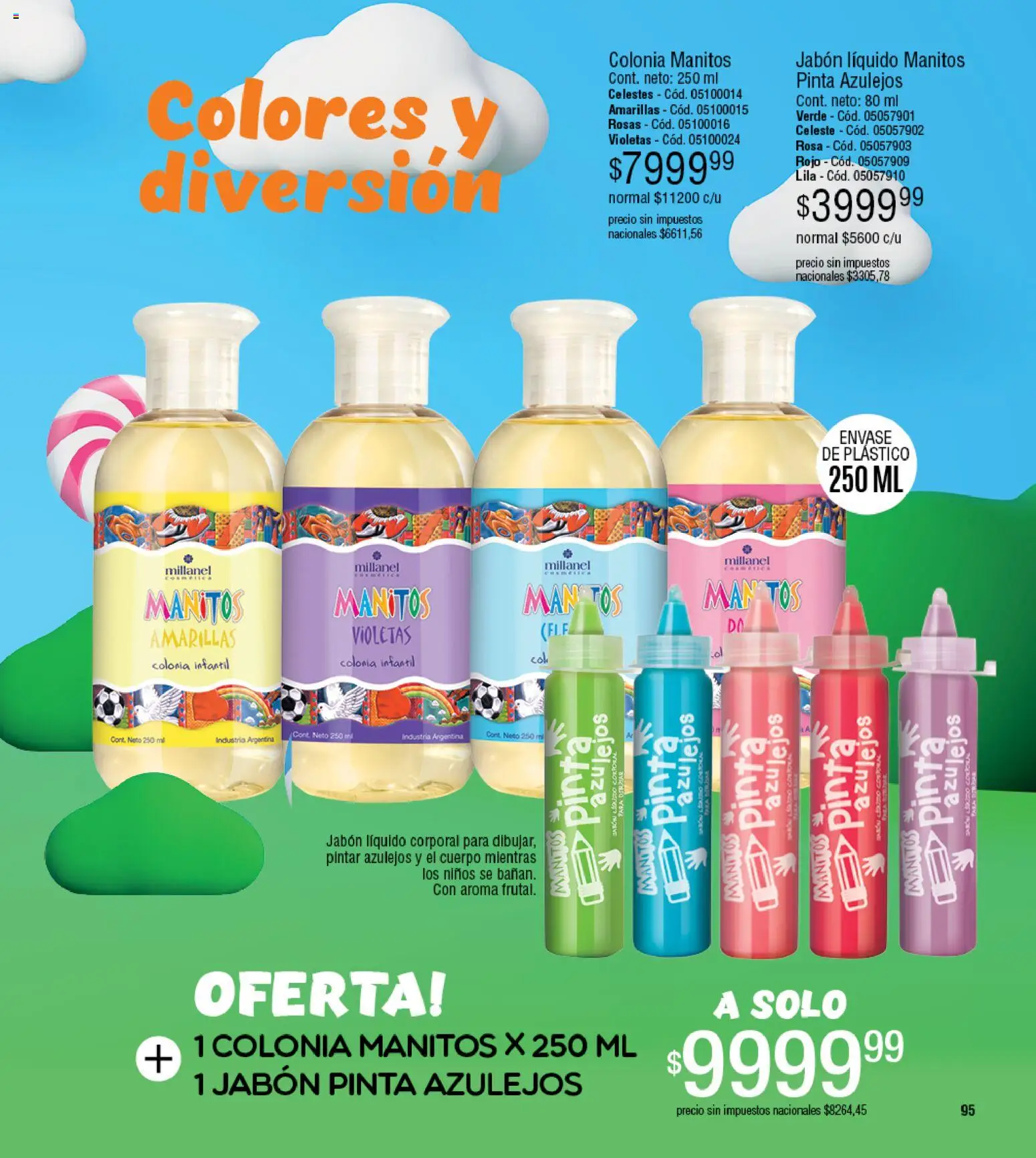 Millanel - Catálogo │ válido desde el 27.04.2026 | Página: 95 | Productos: Jabón líquido, Jabón
