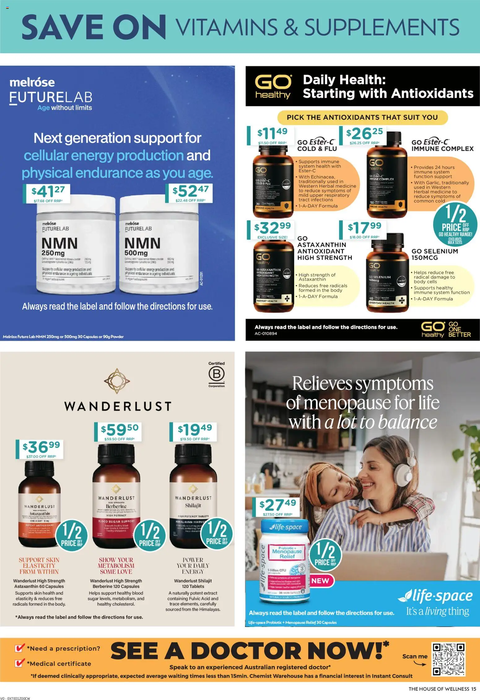 Chemist Warehouse catalogue - valid from 17/07/2026 | Page: 15 | Products: Powder, Sugar, Herbal, Tablets