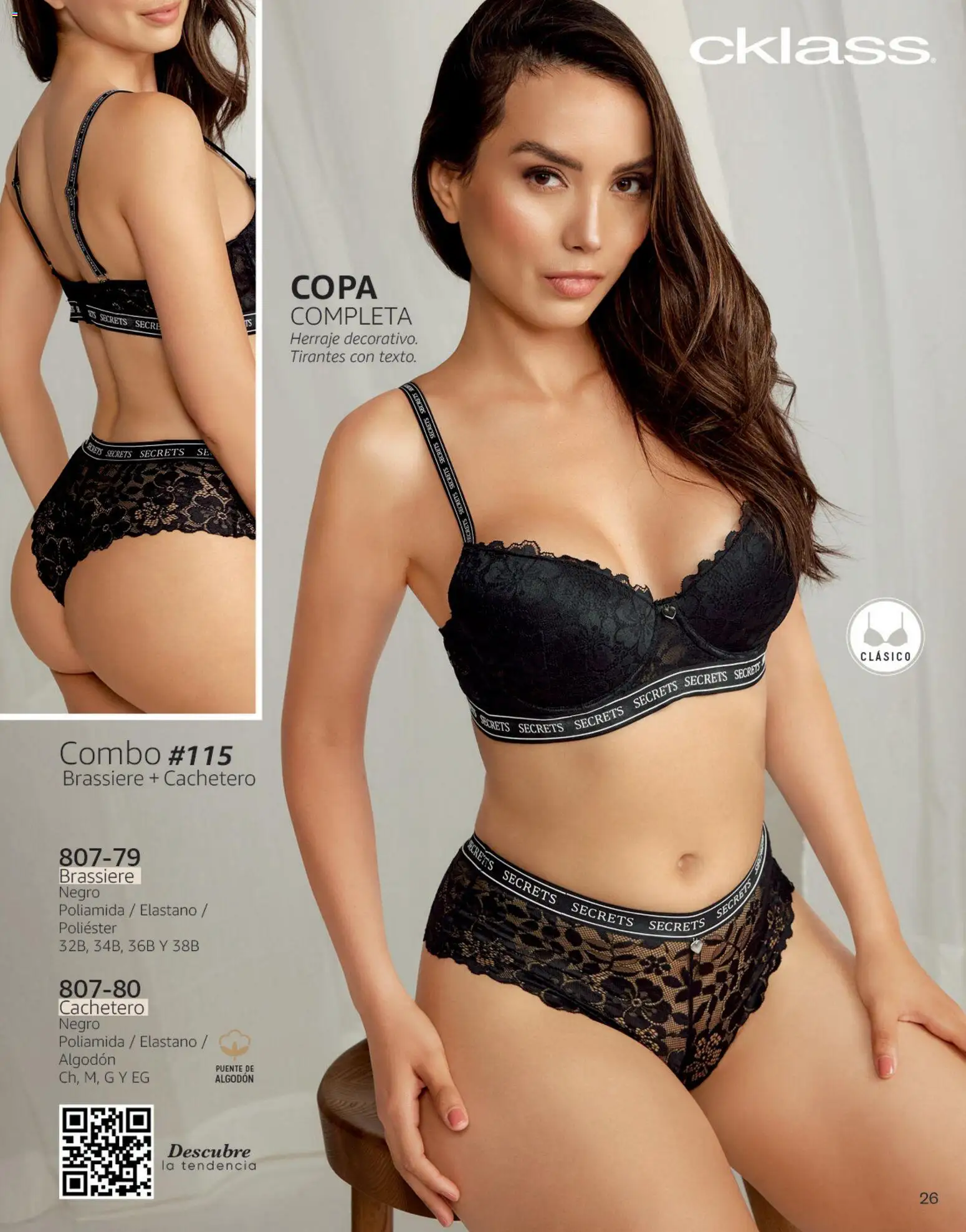 Nuevas ofertas de Cklass válidas en toda la República Mexicana desde el 08/07/2026. ¡Encuentra las mejores ofertas en Cklass catálogo Otoño Invierno! | Página: 428 | Productos: Algodón, Tirantes, Cachetero