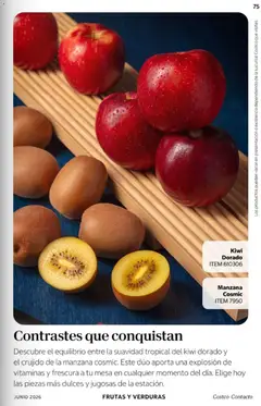 Vista previa de Costco Revista Junio 2026, nuevo folleto de la tienda, válido en México a partir del 01.06.2026 | Página: 75 | Productos: Dulces, Kiwi, Vitaminas, Mesa