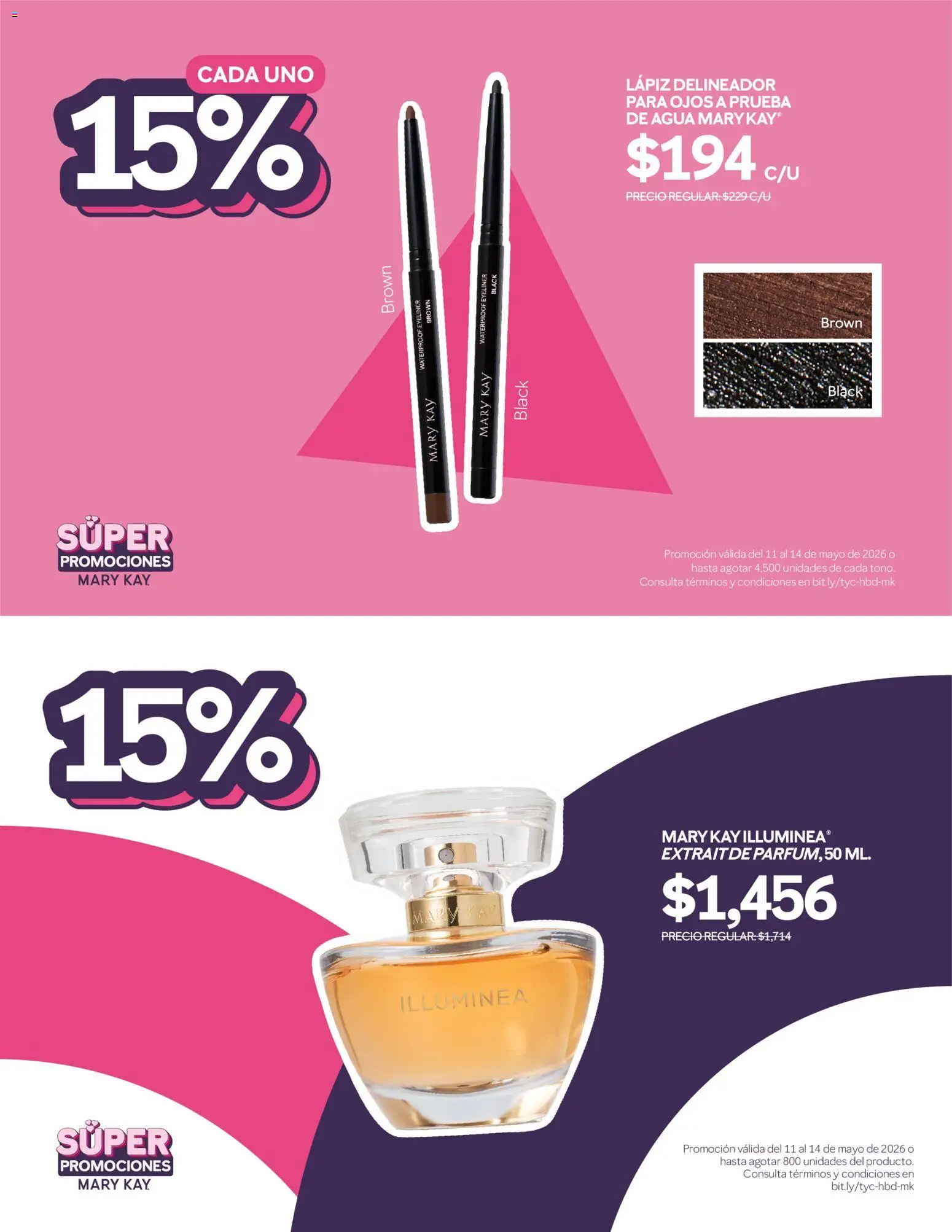 Nuevas ofertas de Mary Kay válidas en toda la República Mexicana desde el 11.05.2026. ¡Encuentra las mejores ofertas en Catálogo Mary Kay Super promociones! | Página: 5 | Productos: Agua, Perfume, Delineador