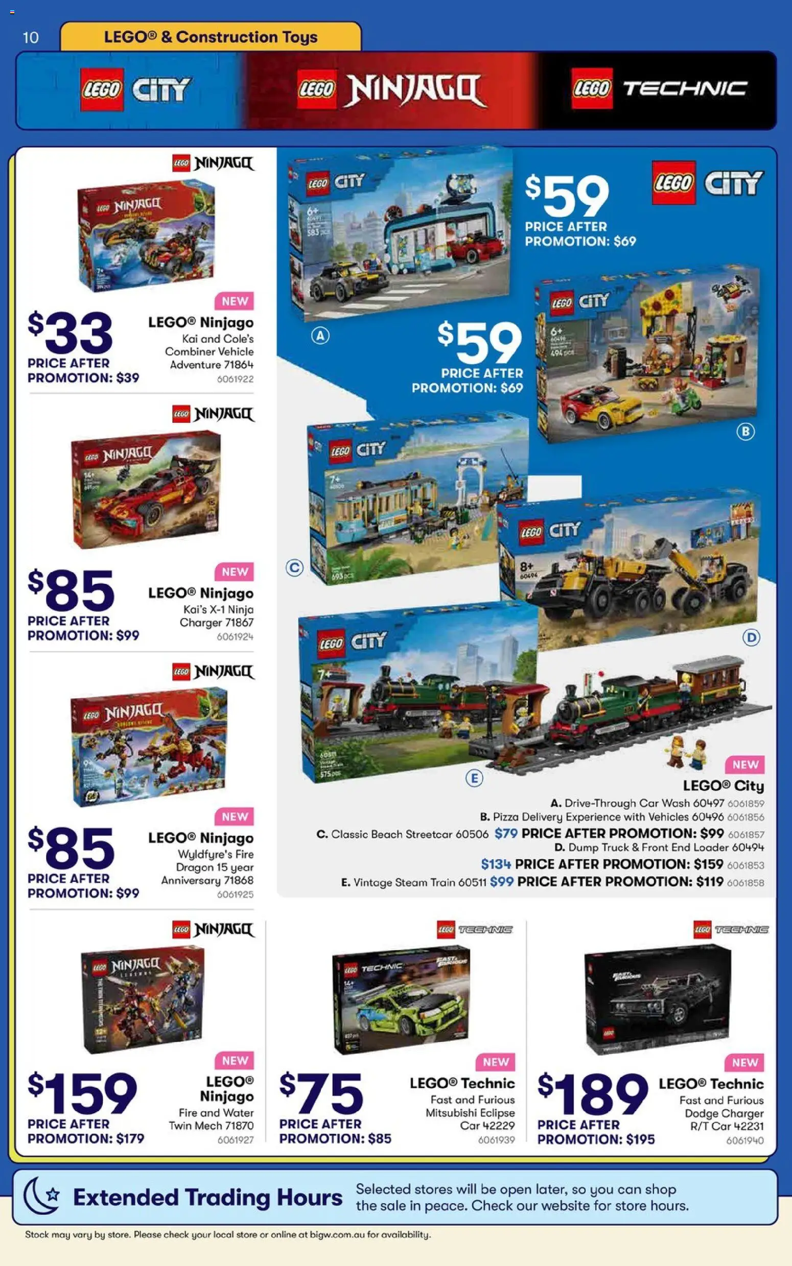 Big W catalogue - valid from 09.06.2026 | Page: 10 | Products: Charger, Pizza, Water