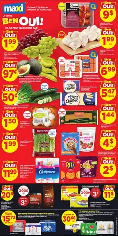 Preview of Maxi weekly flyer / circulaire from shop Maxi valid from Jul 23, 2026