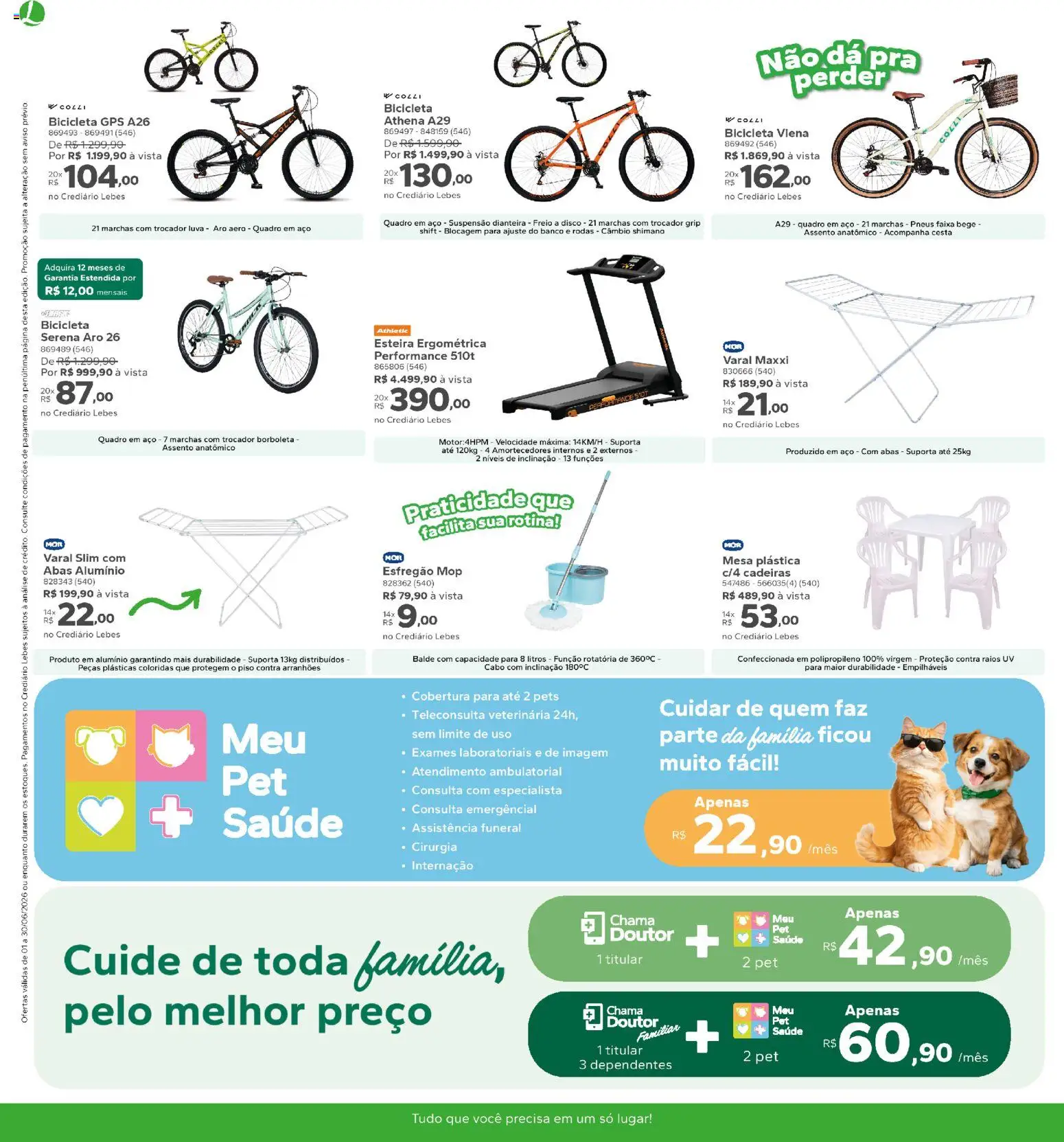 Lebes Folheto - válido de 01.06.2026 | Página: 14 | Produtos: Suspensão, Quadro, Cesta, Cabo
