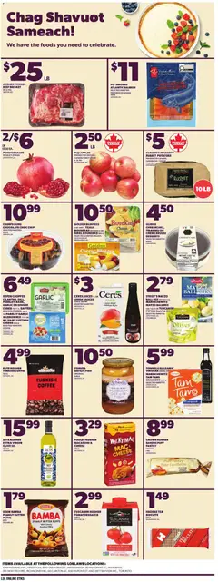 Preview of Loblaws weekly flyer / circulaire from shop Loblaws valid from 21.05.2026 | Page: 14 | Products: Butter, Cheese, Coffee, Apples