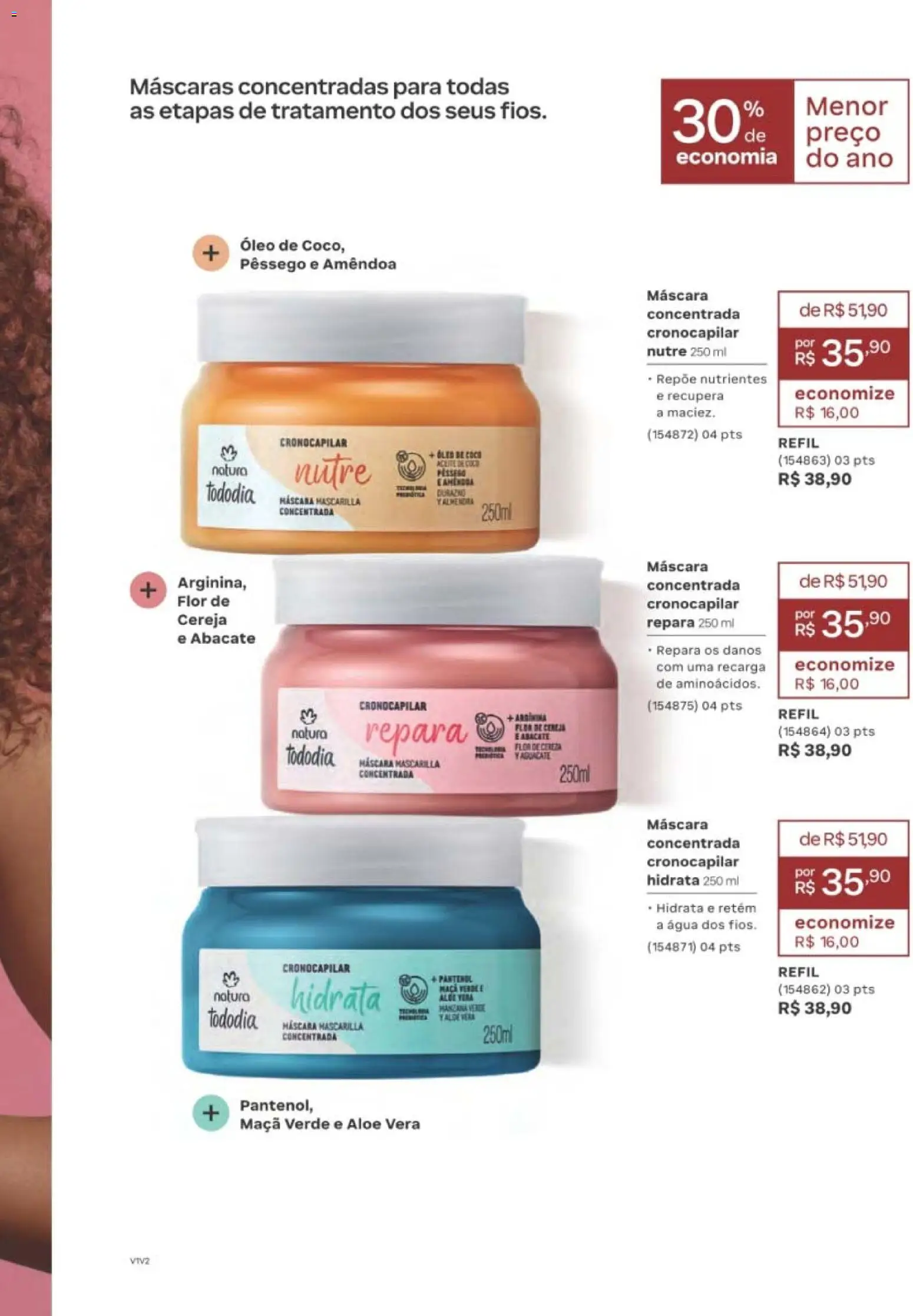 Natura Folheto - válido de 12/10/2026 | Página: 183 | Produtos: Coco, Pêssego, Abacate, Água