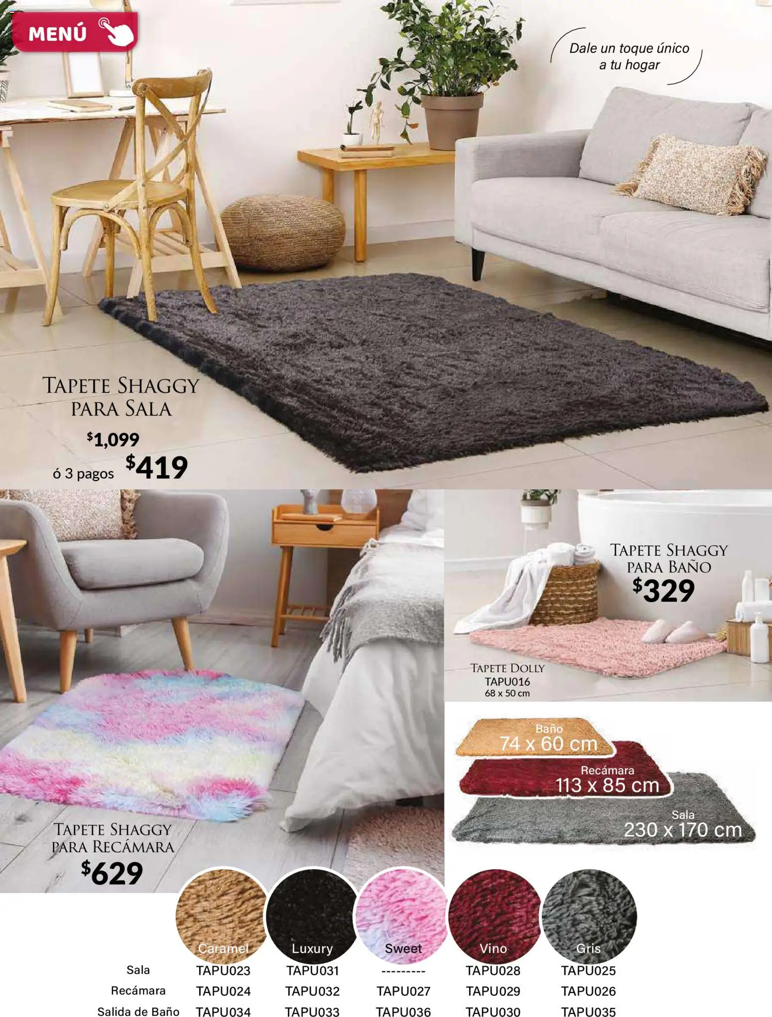Nuevas ofertas de Colchas Concord válidas en toda la República Mexicana desde el 01/02/2026. ¡Encuentra las mejores ofertas en Colchas Concord catálogo! | Página: 130 | Productos: Baño, Tapete, Sala