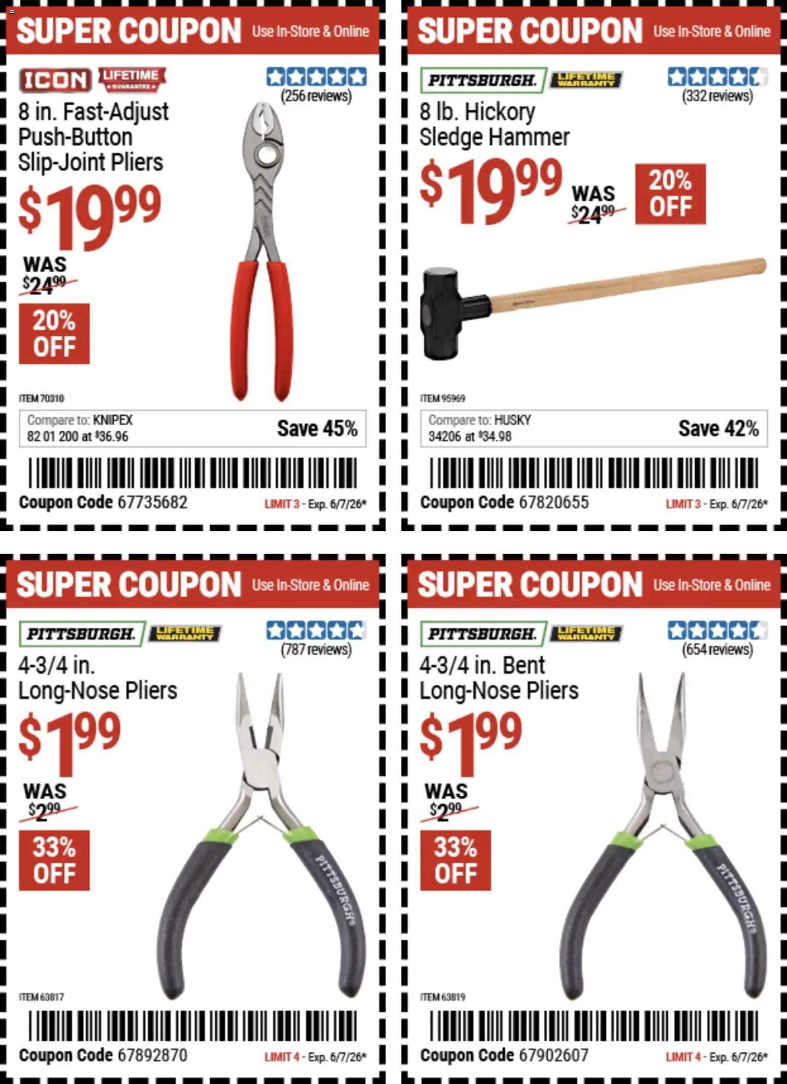 The new Harbor Freight flyer is now online. See all June offers on your mobile and save! | United States