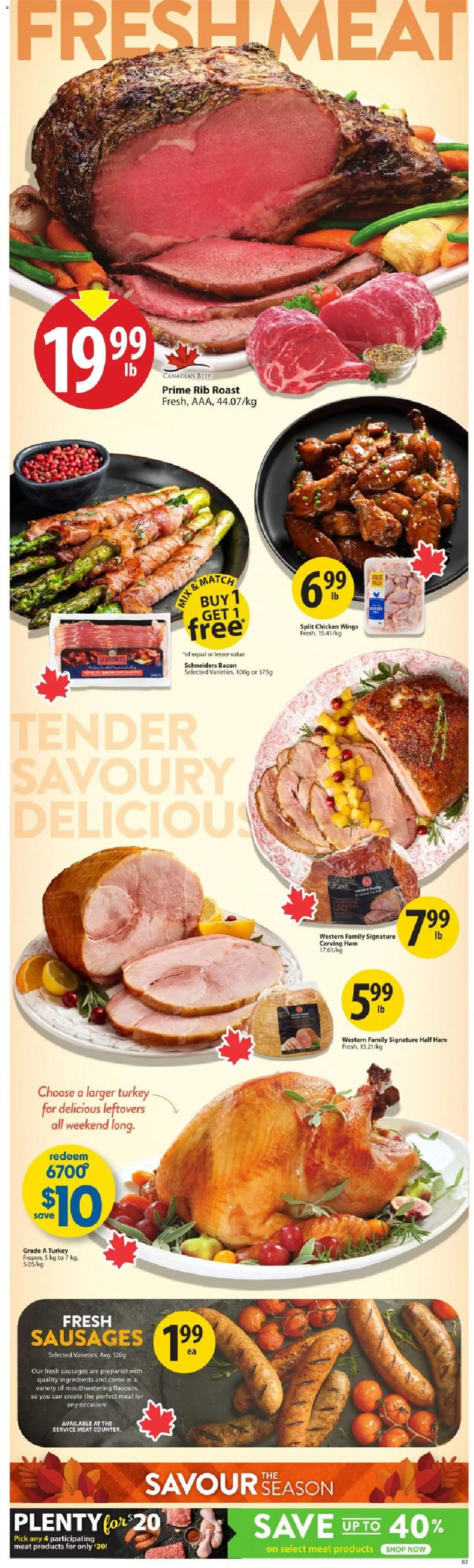 Save on foods flyer valid from Oct 1, 2026 | Page: 6