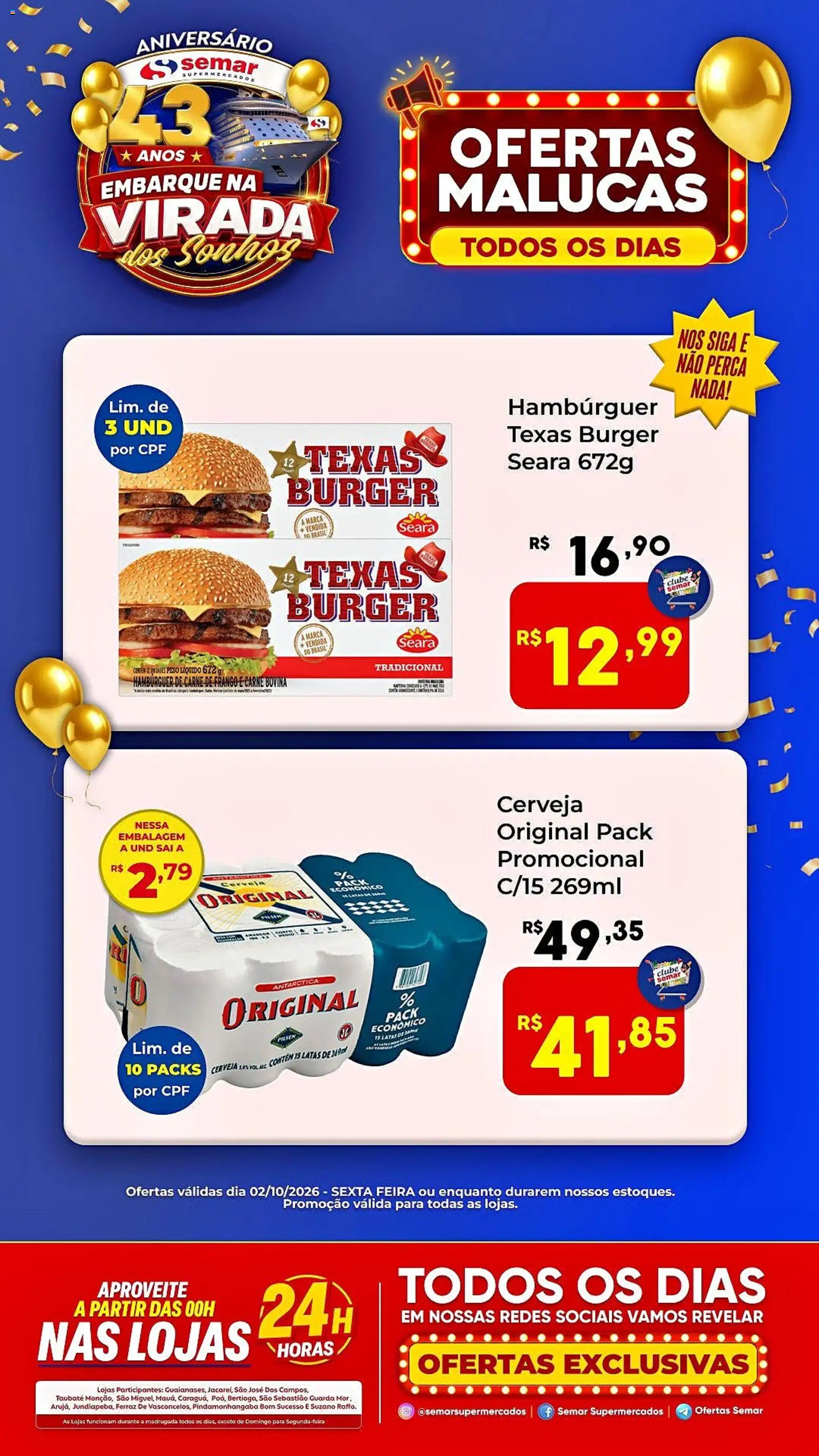 Semar Supermercado Folheto - válido de 02/10/2026 | Página: 1