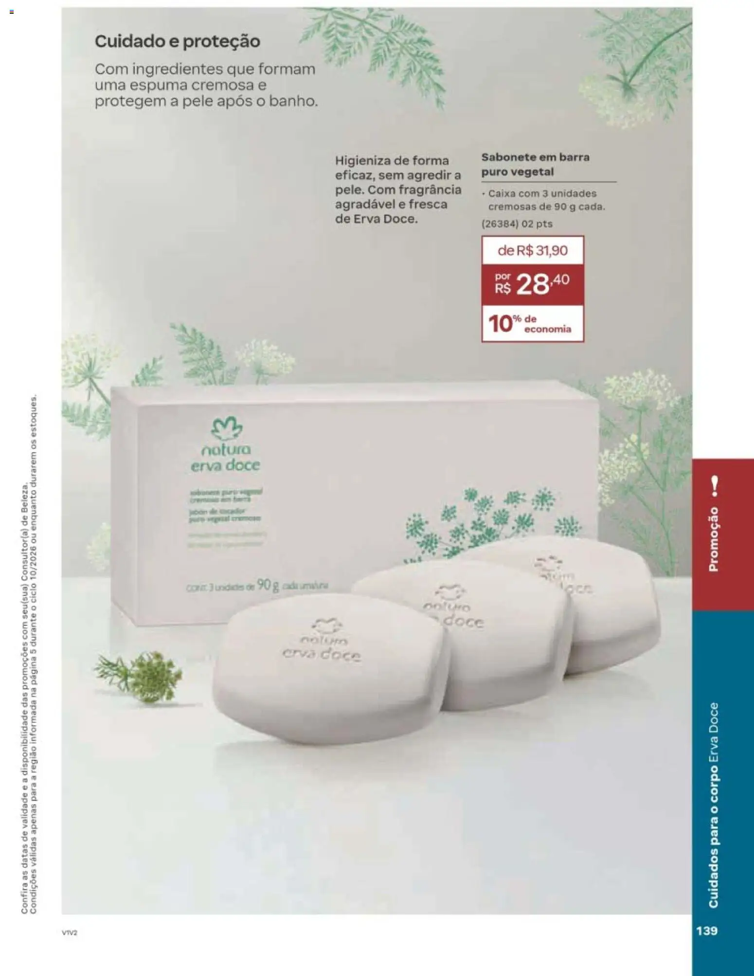 Natura Folheto - válido de 22/06/2026 | Página: 139 | Produtos: Fragrância, Caixa, Sabonete