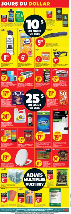 Preview of Canadian Tire circulaire - Dollar Rush from shop Canadian Tire valid from Sep 10, 2026 | Page: 2 | Products: Mango, Towels, Detergent, Toilette