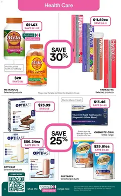 Preview of Priceline Pharmacy catalogue Randwick - valid from 01/07/2026 | Page: 38 | Products: Chocolate, Passionfruit, Peach, Vitamin