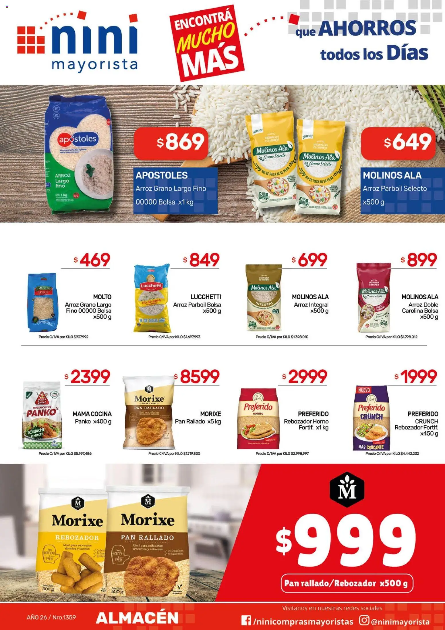 NINI Mayorista ofertas │ válido desde el 11.05.2026 | Página: 25 | Productos: Bolsa, Horno, Cocina, Pan