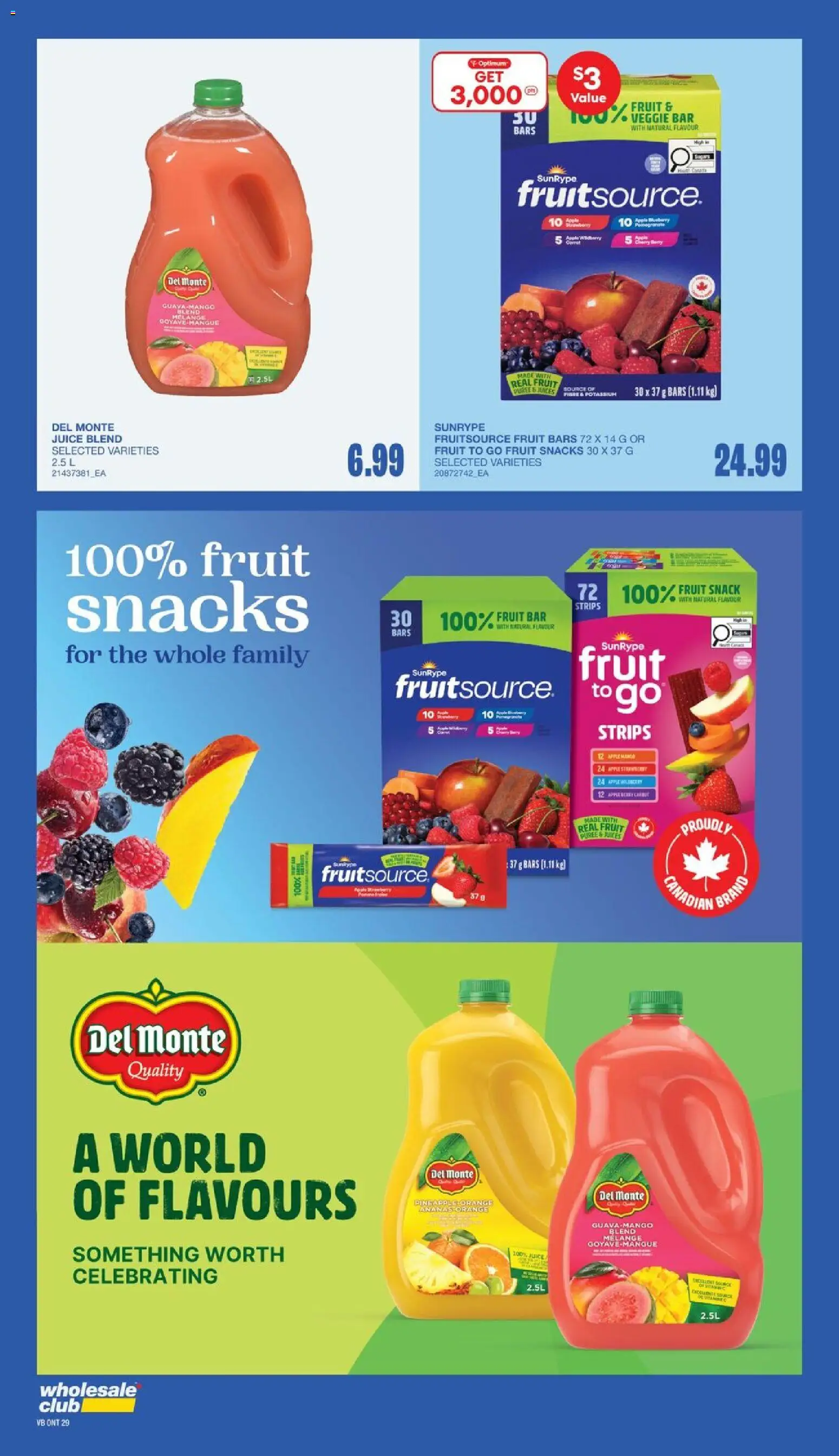 Wholesale Club flyer valid from Jul 30, 2026 | Page: 40 | Products: Pineapple, Juice