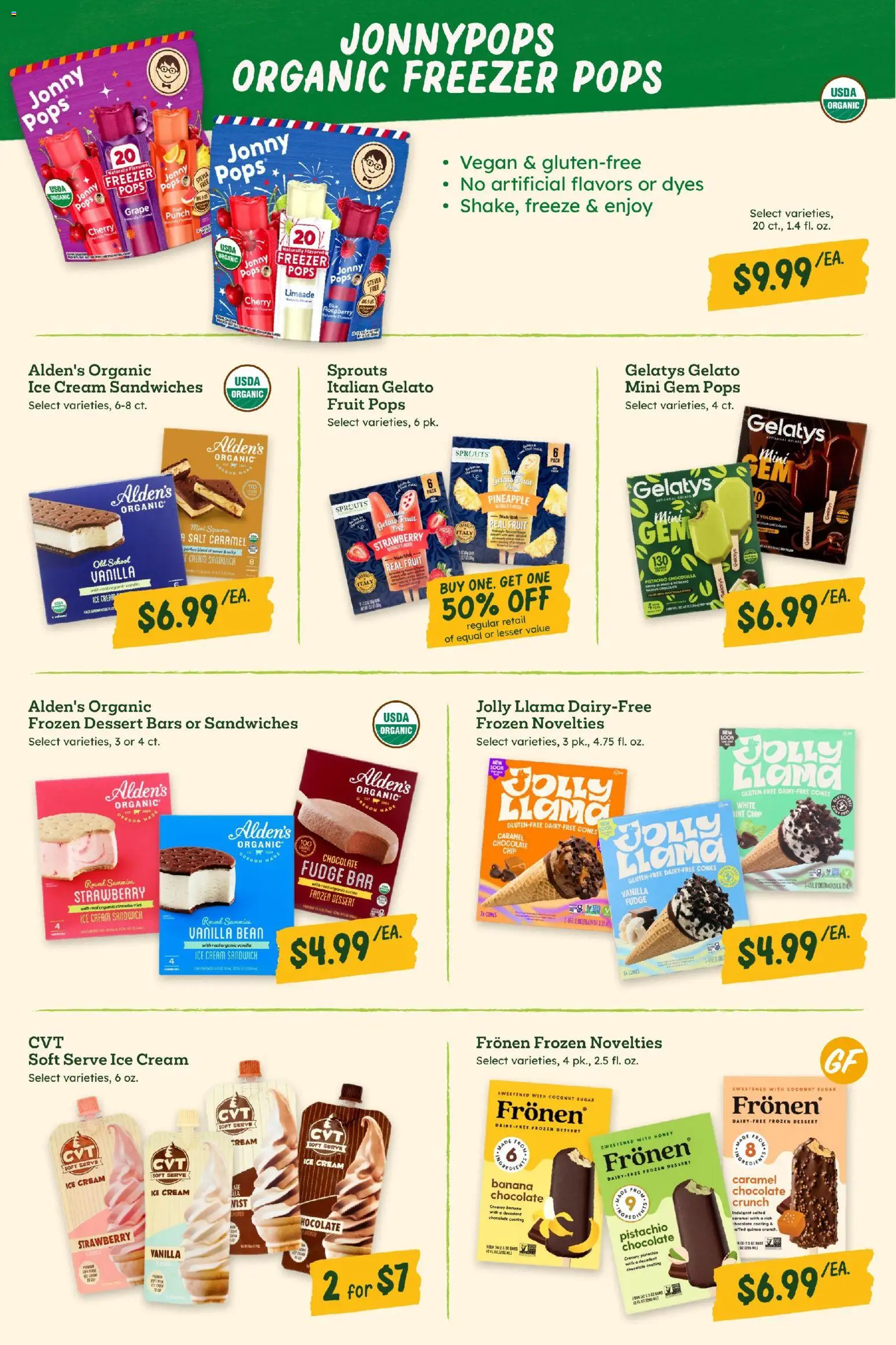 Sprouts Monthly Ad - valid from 06/24/2026 | Page: 12 | Products: Pineapple, Ice cream, Raspberry, Freezer