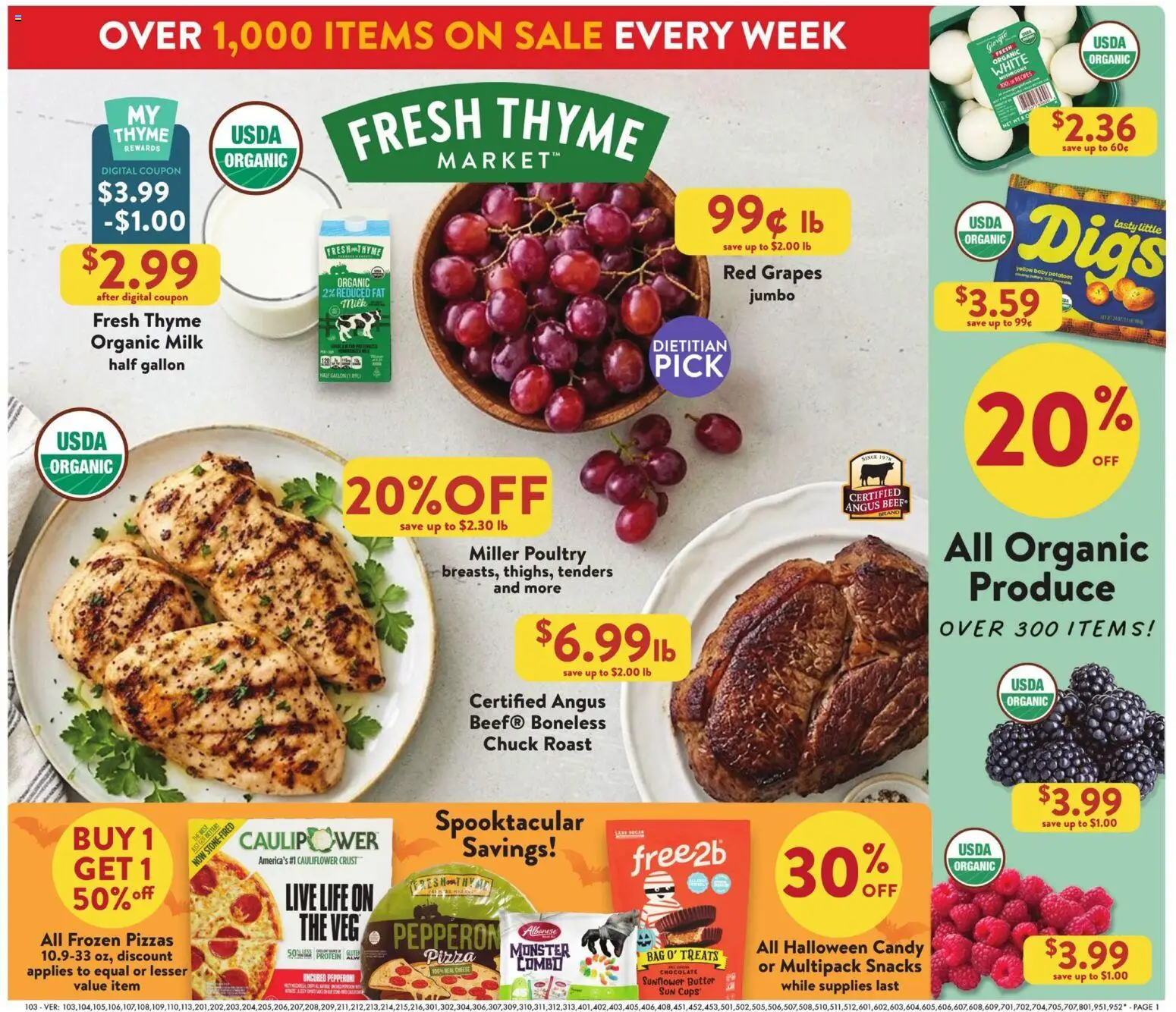 Fresh Thyme Weekly Ad - valid from 10/21/2026 | Page: 1