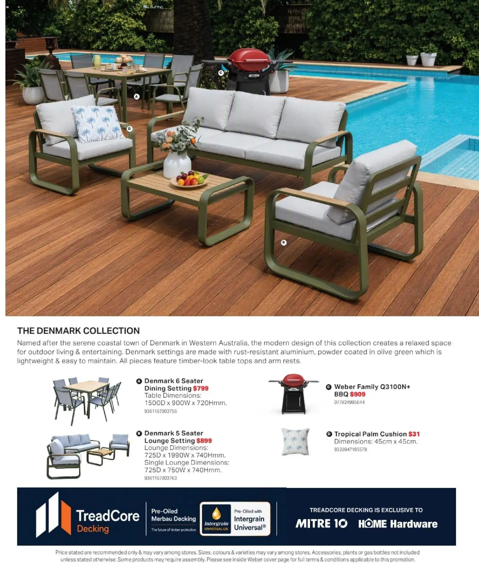 Mitre 10 catalogue - valid from 16/09/2026 | Page: 3 | Products: Table, Cushion, Oil, Decking