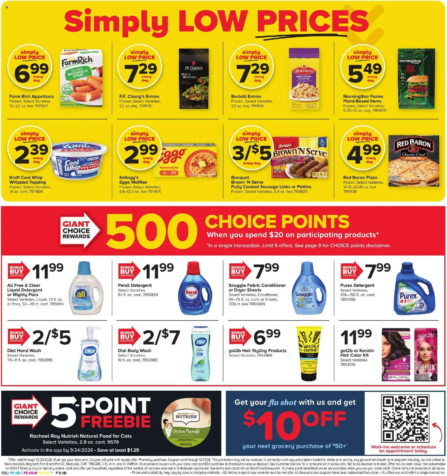 Giant Weekly Ad - valid from 09/18/2026 | Page: 6 | Products: Chicken, Pizza, Beef, Body Wash