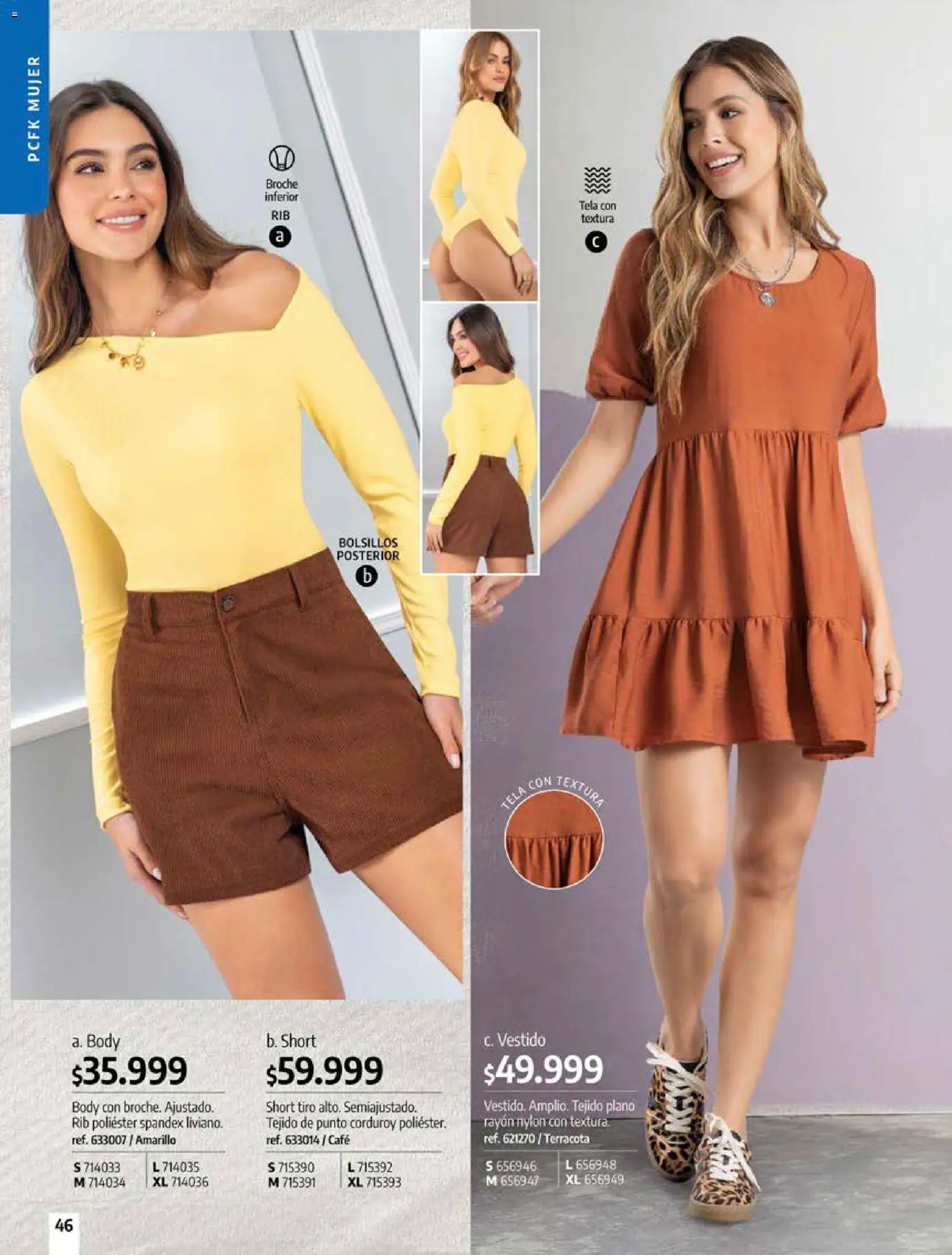 Pacifika revista - valida desde el 20.05.2026 | Página: 47 | Productos: Body, Short, Vestido, Café