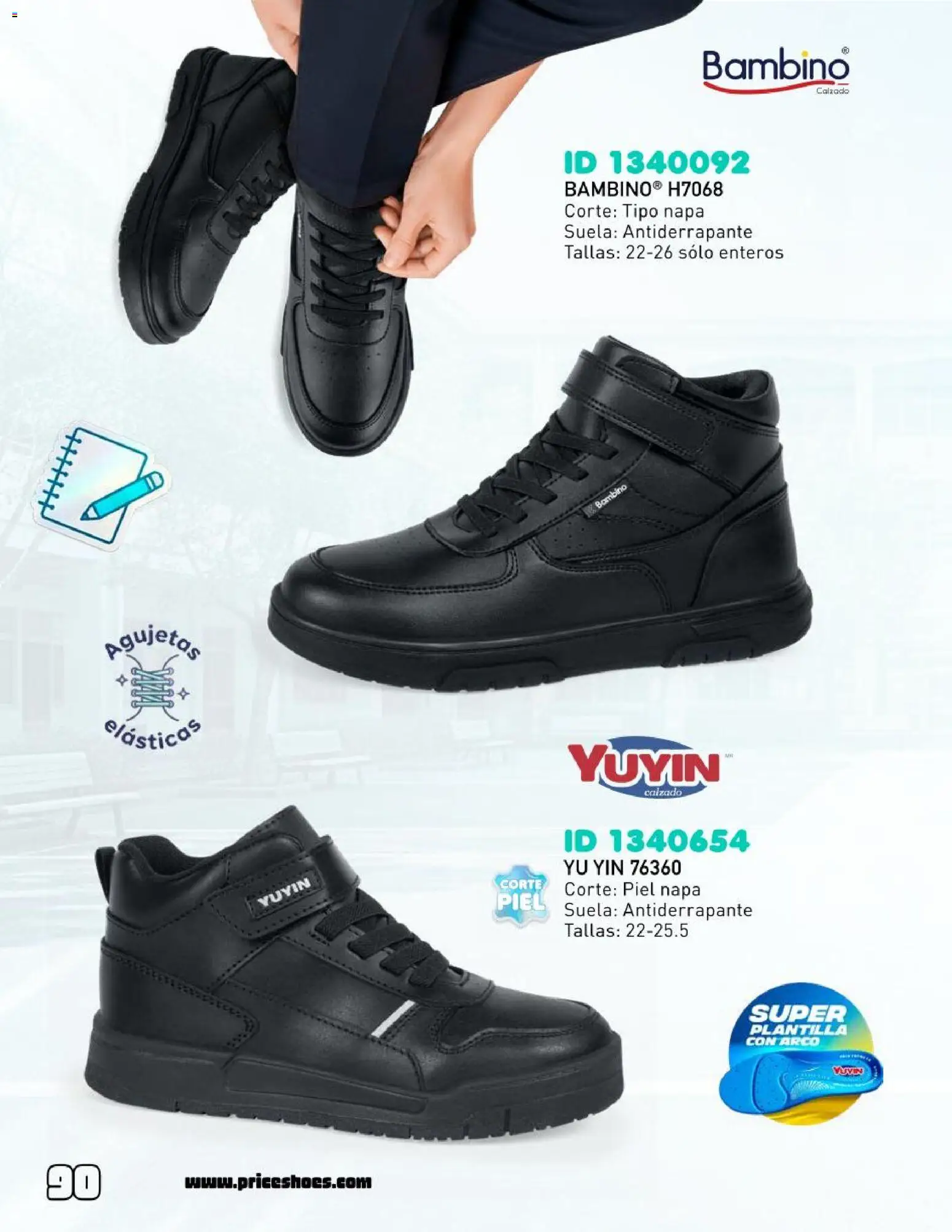 Nuevas ofertas de Price Shoes válidas en toda la República Mexicana desde el 12.06.2026. ¡Encuentra las mejores ofertas en Price Shoes catálogo Escolar! | Página: 90