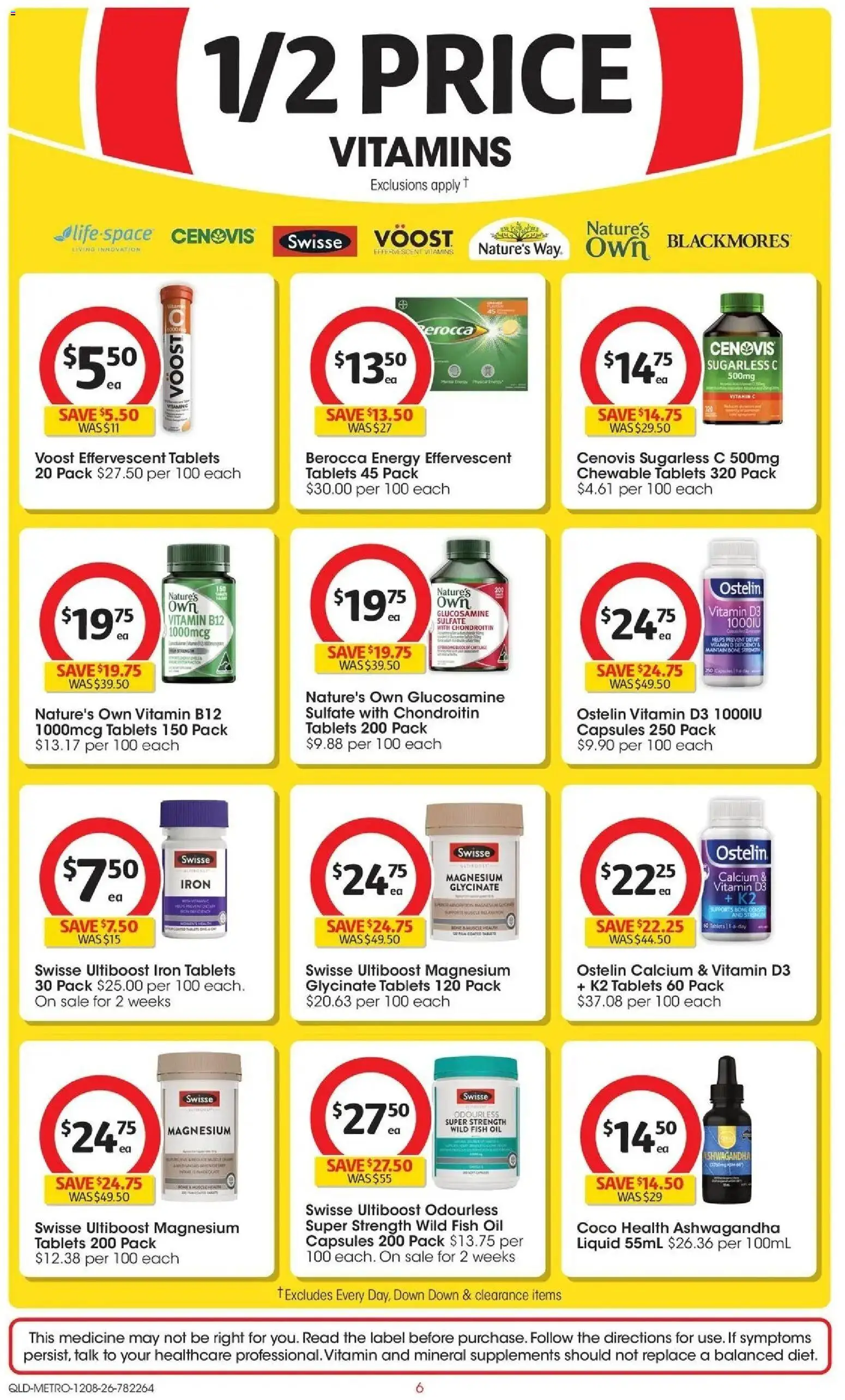 ﻿Coles catalogue valid from 12/08/2026 > Online Australia | Page: 6 | Products: Fish, Fish oil, Iron, Tablets