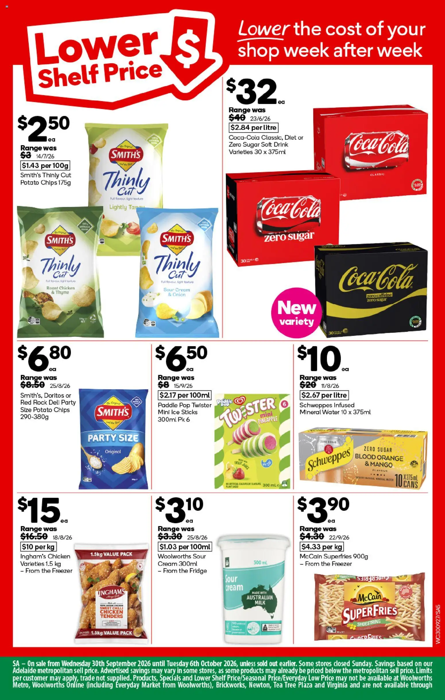 Woolworths catalogue - valid from 30/09/2026 | Page: 5 | Products: Mineral water, Mango, Chilli, Freezer