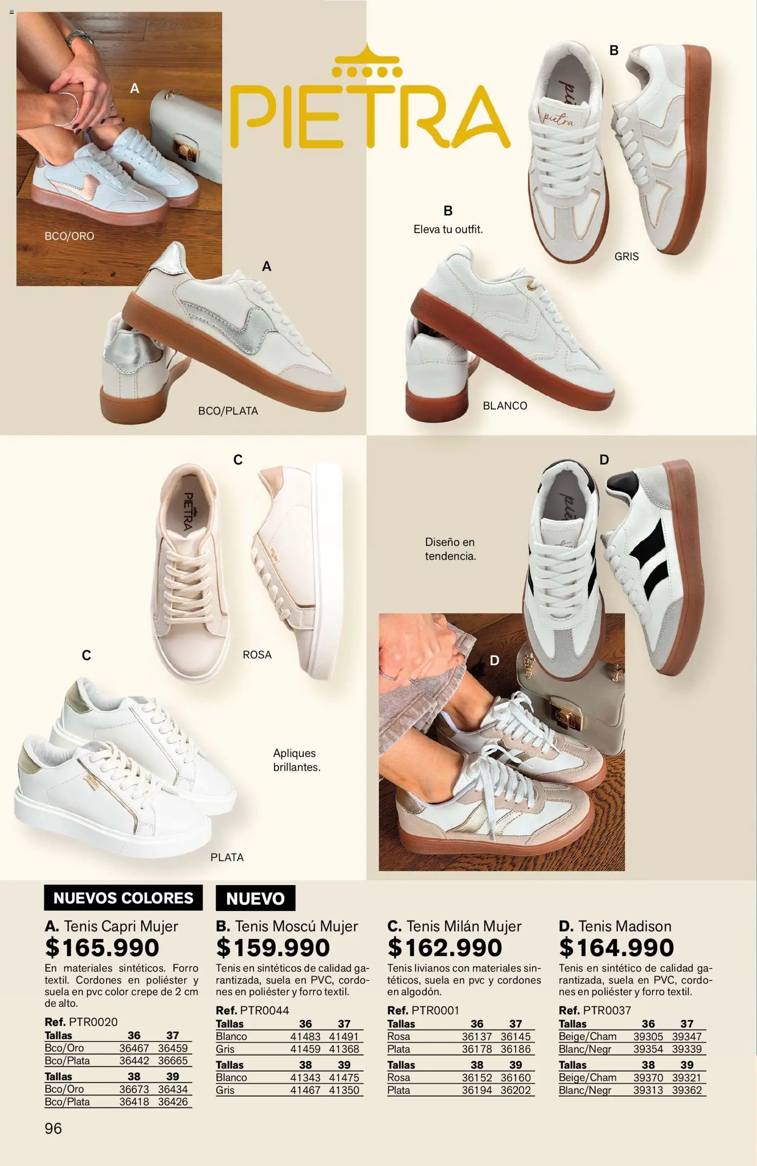 Leonisa revista - valida desde el 15.05.2026 | Página: 96 | Productos: Tenis, Cordones