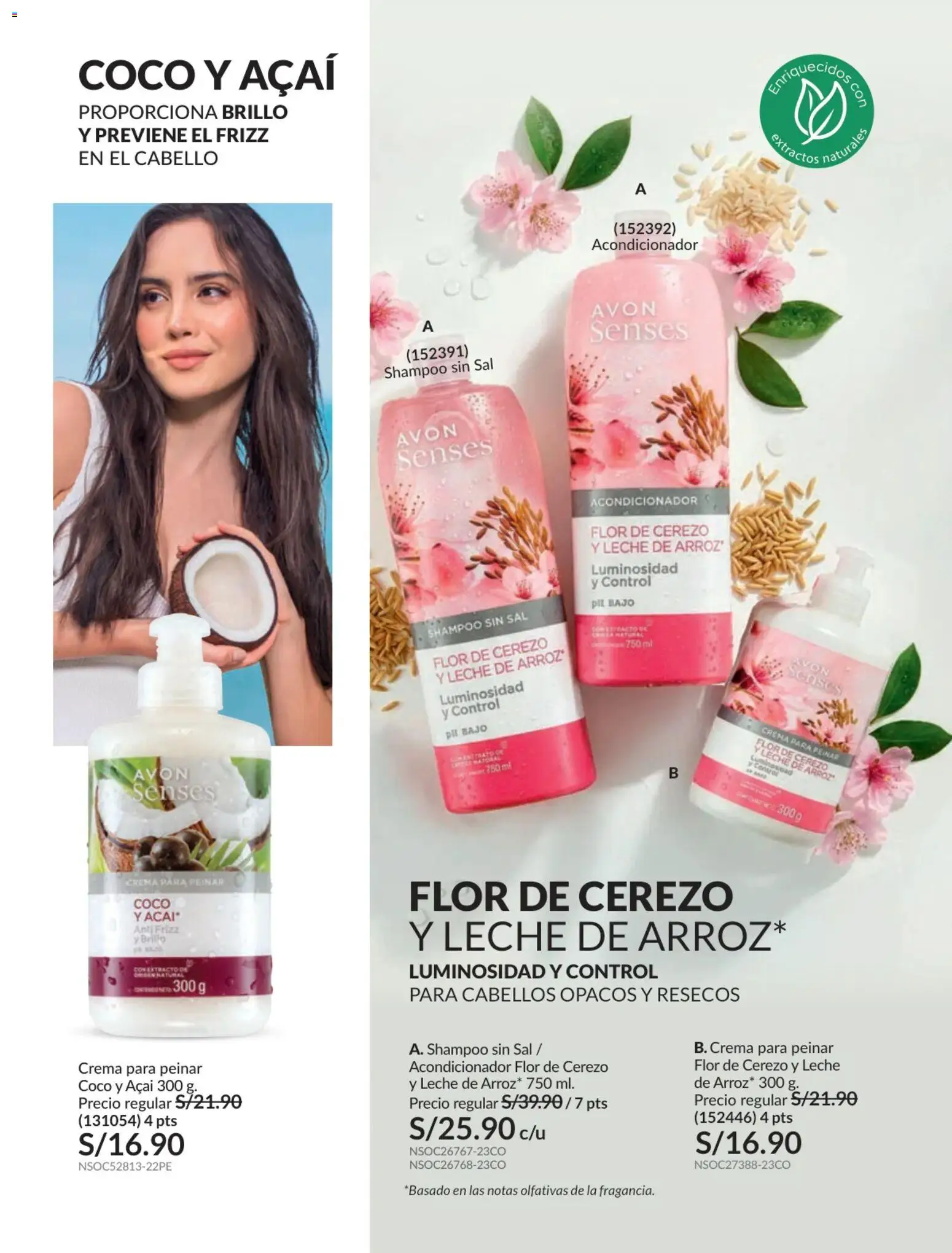 Catálogo Avon válido desde 17.06.2026 | Página: 174 | Productos: Acondicionador, Leche, Té, Crema