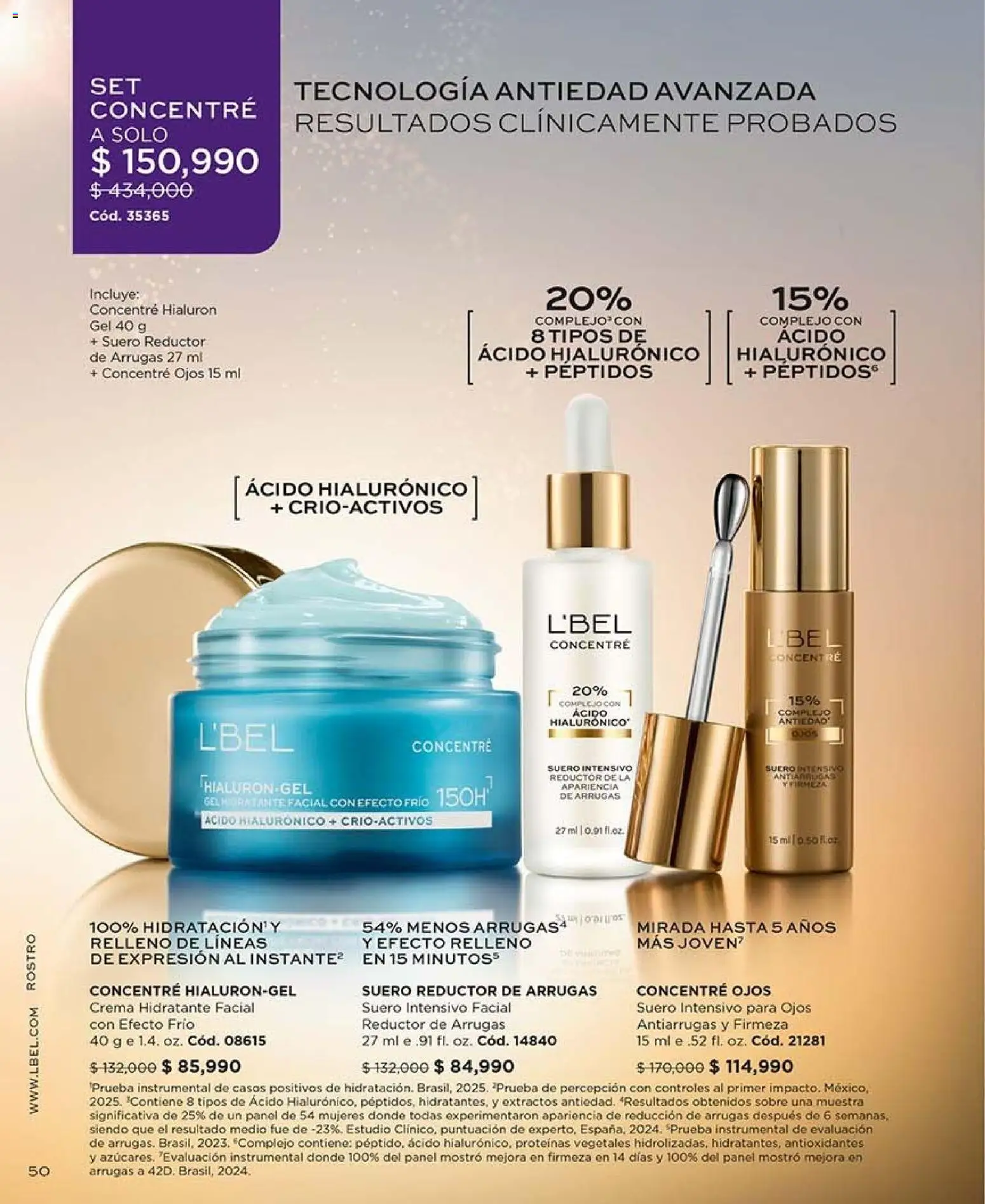 L'Bel revista - valida desde el 30/10/2026 | Página: 50 | Productos: Crema, Sobre
