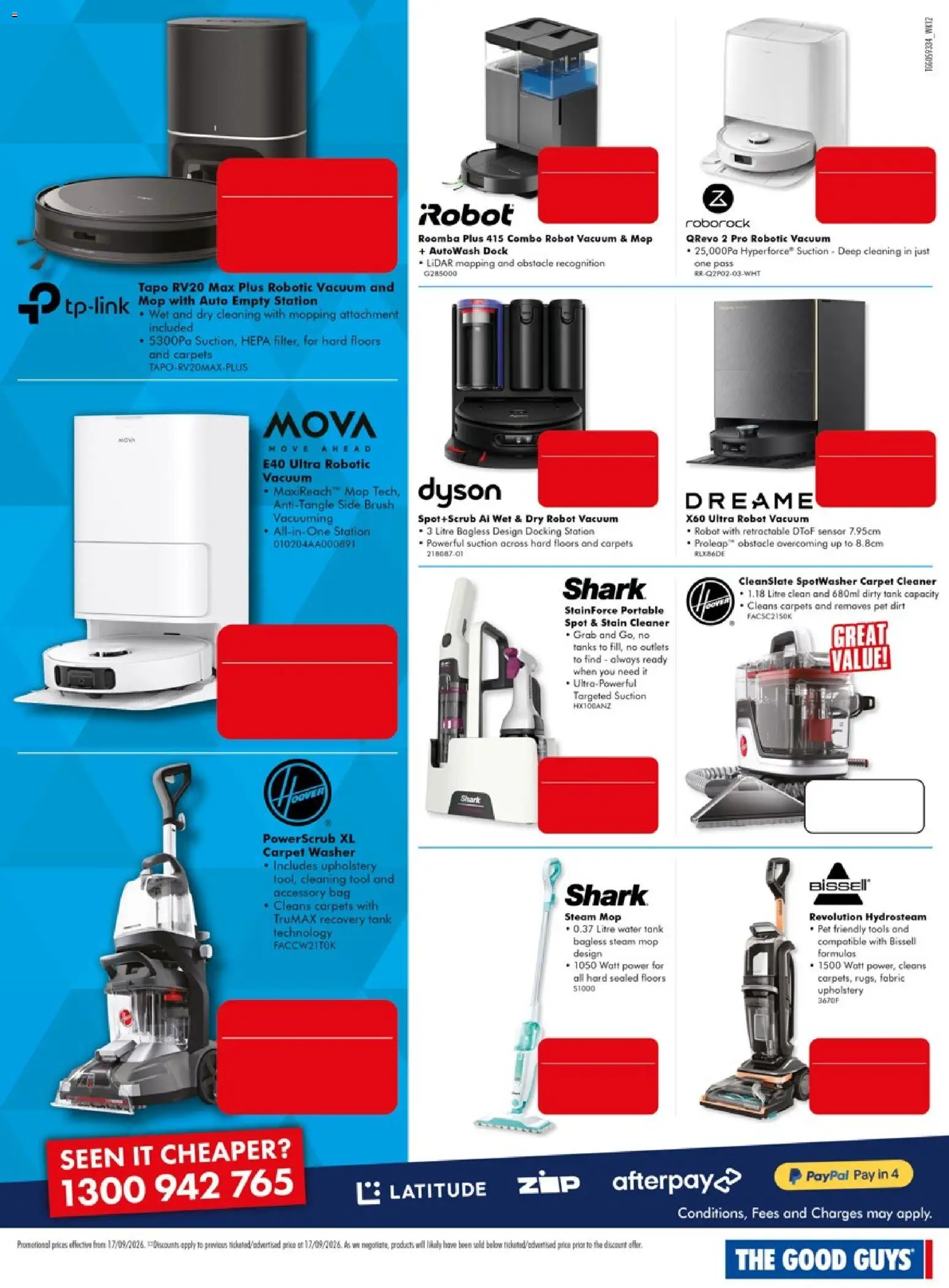 The Good Guys catalogue - valid from 16/09/2026 | Page: 14 | Products: Carpet, Mop, Brush, Cleaner