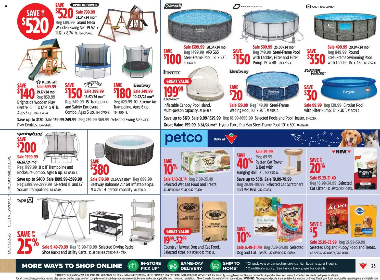Canadian Tire flyer valid from 28.05.2026 | Page: 22 | Products: Beef, Bed