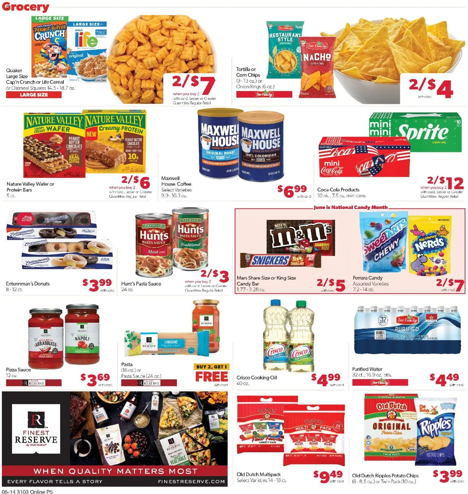 Family Fare Weekly Ad - ND - valid from 14.06.2026 | Page: 10 | Products: Corn, Milk, Butter, Sauce
