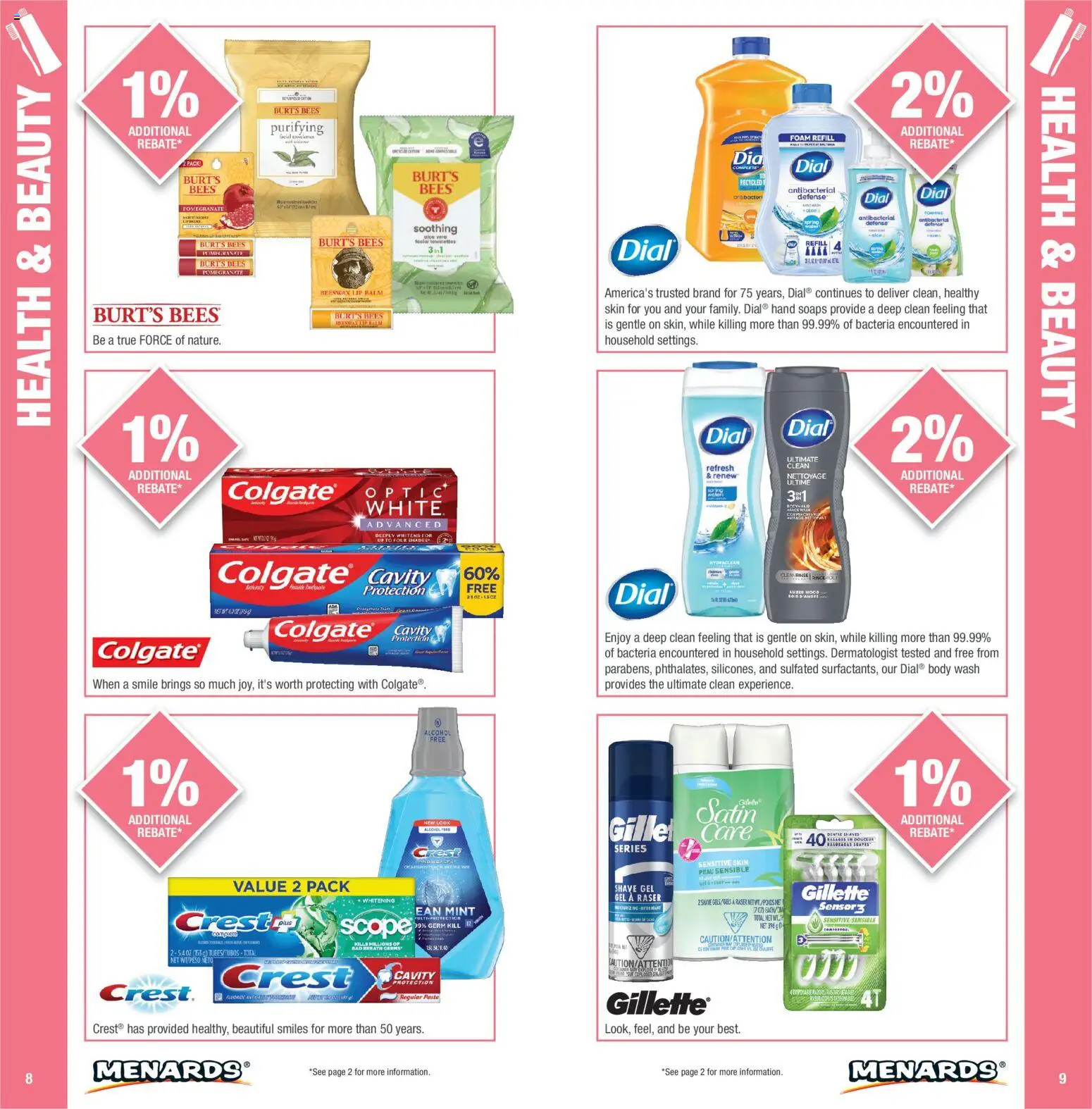 Menards Big Rewards Catalog - valid from 01/01/2026 | Page: 5 | Products: Lip balm, Alcohol, Shave Gel, Sensor