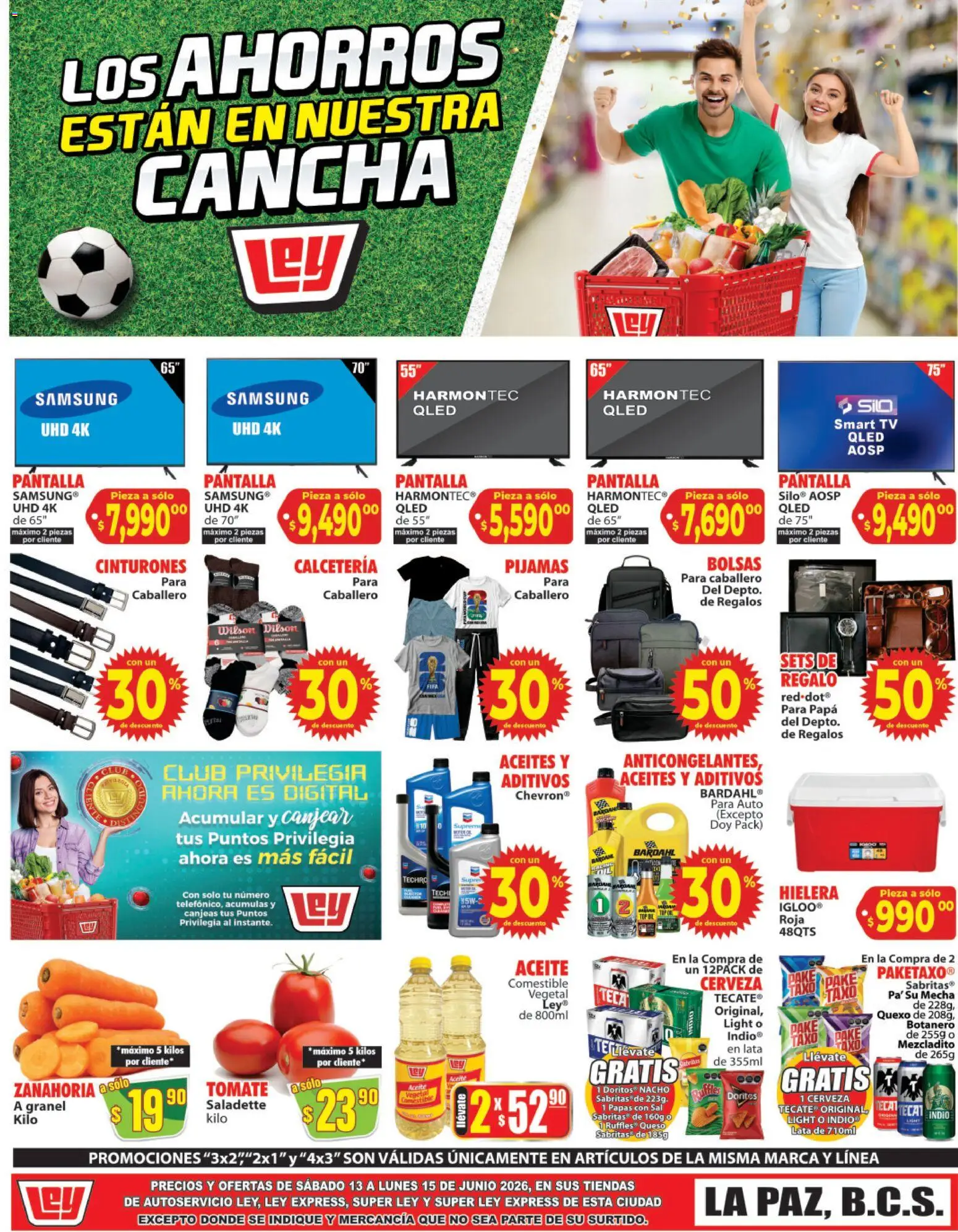 Nuevas ofertas de Casa Ley válidas en toda la República Mexicana desde el 13.06.2026. ¡Encuentra las mejores ofertas en Casa Ley folleto Autoservicio La Paz, BCS! | Página: 1