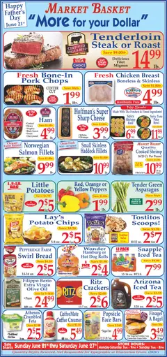 Preview of Market Basket weekly ads valid from 21.06.2026